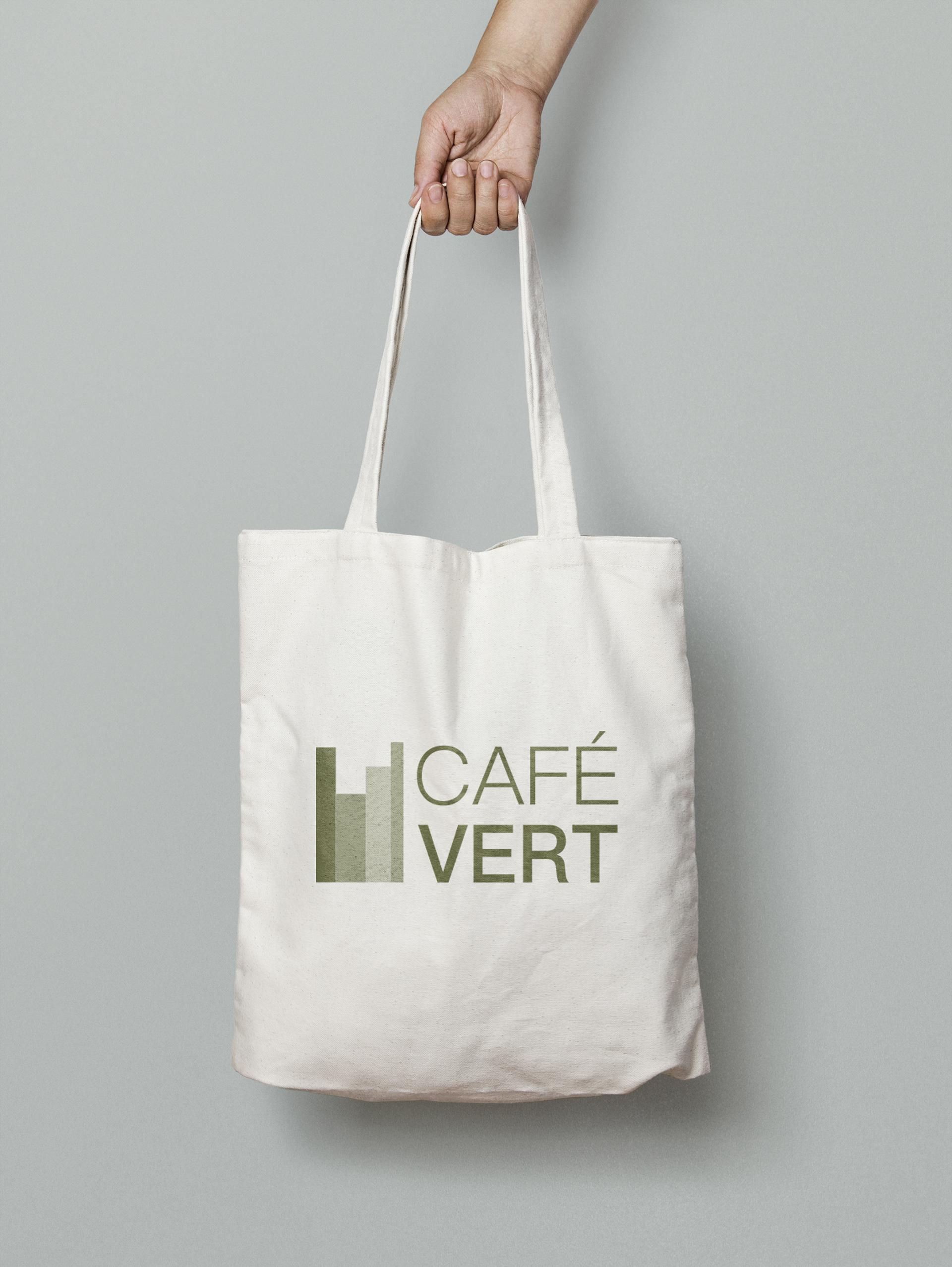 Café Vert bag mockup