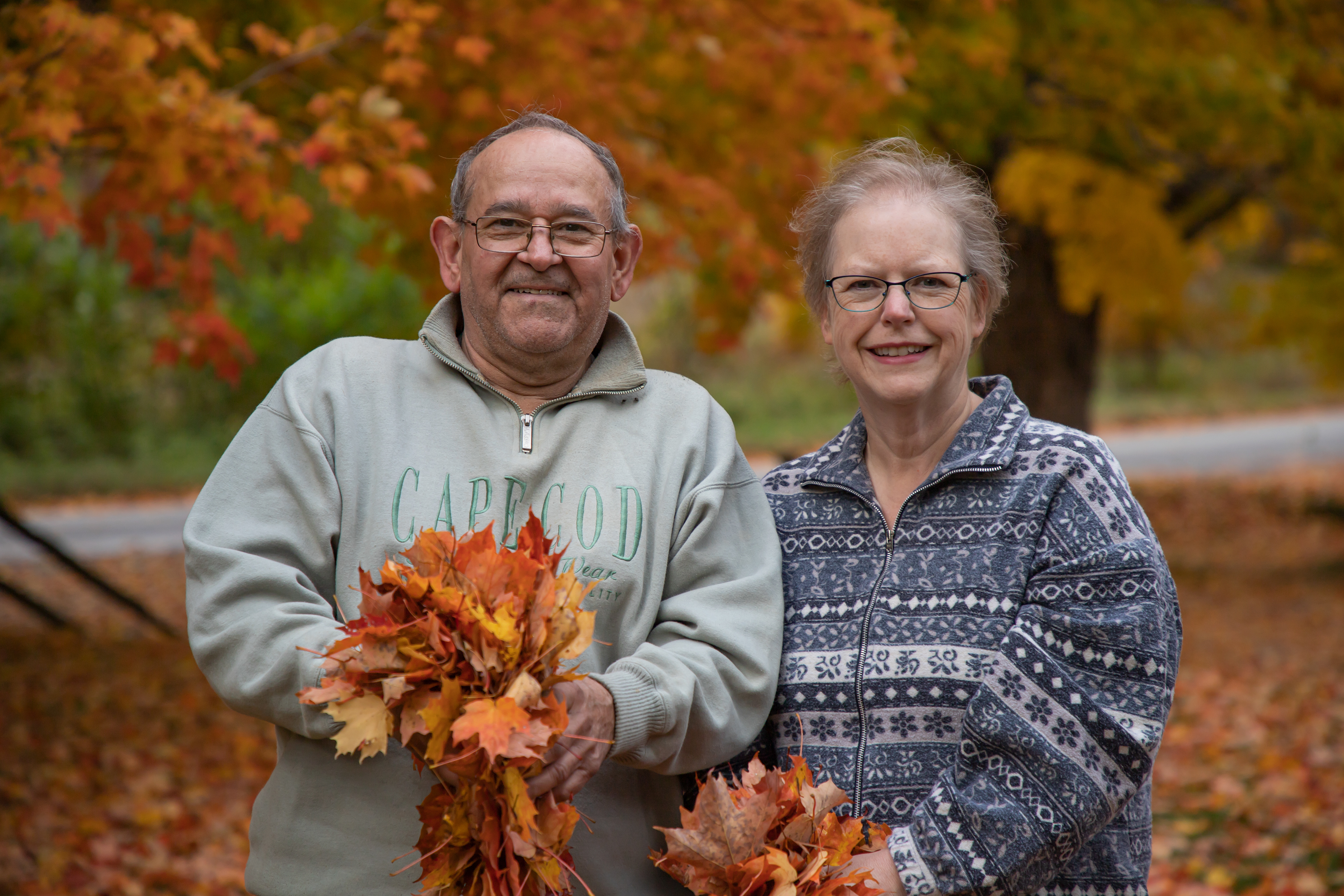 Couple Fall Portrait