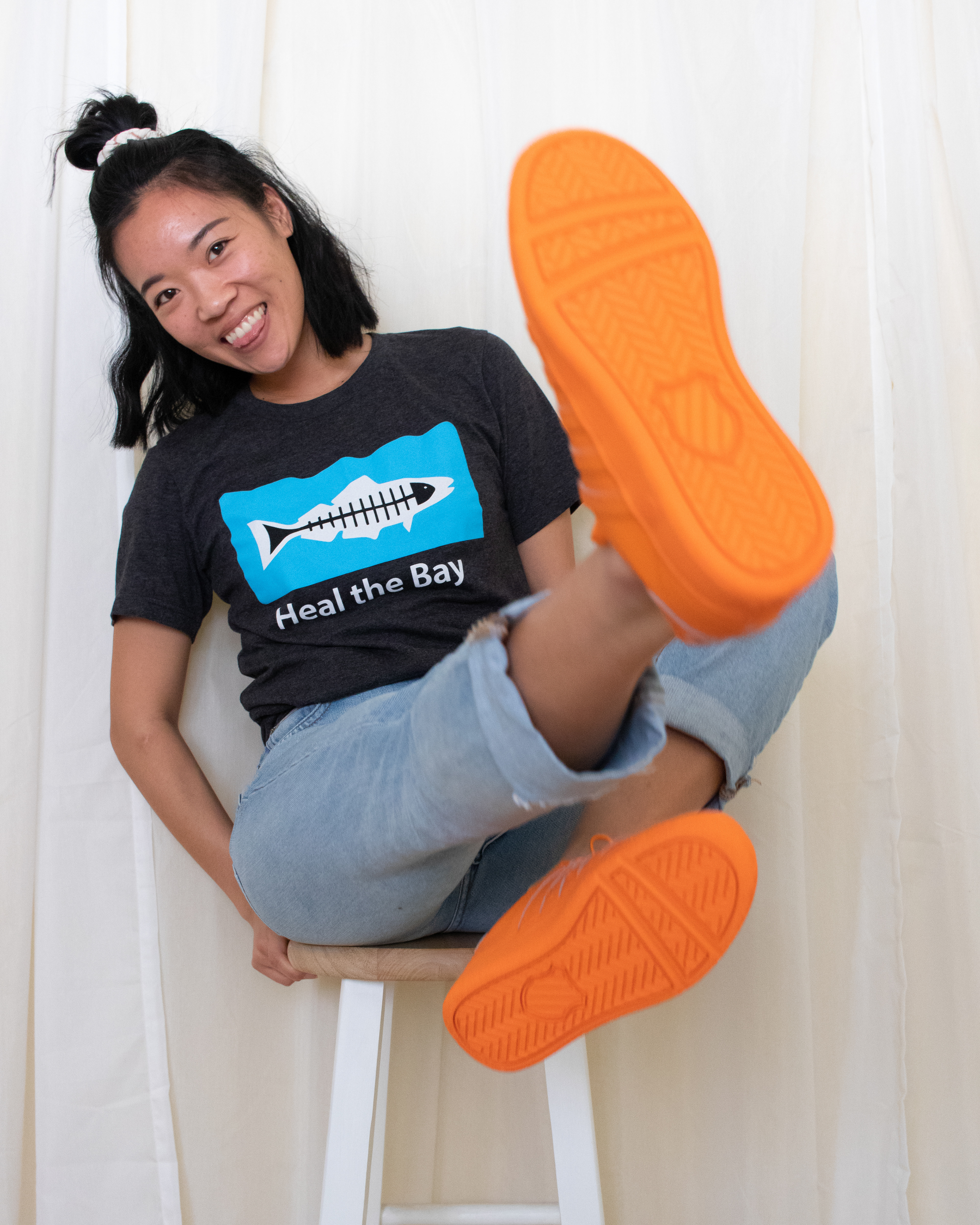 Heal the Bay X K-Swiss Garibaldi Sneakers. Featured on K-Swiss' Twitter.
