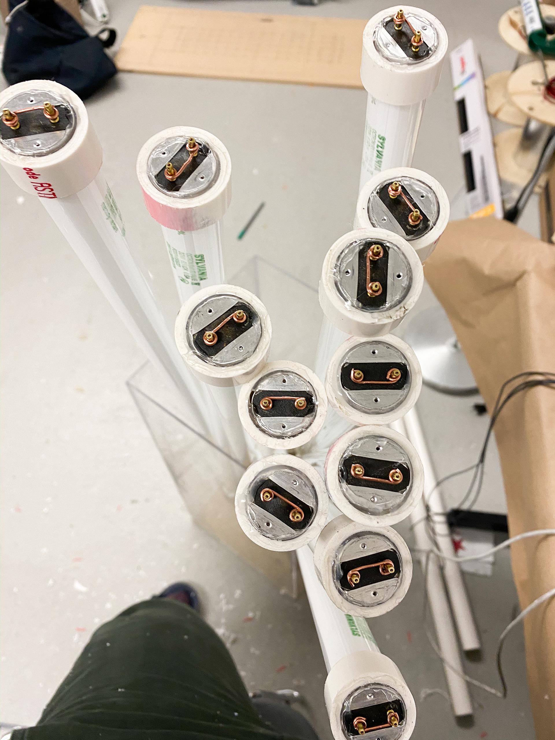 I connected both pins from the same end with a short wire.