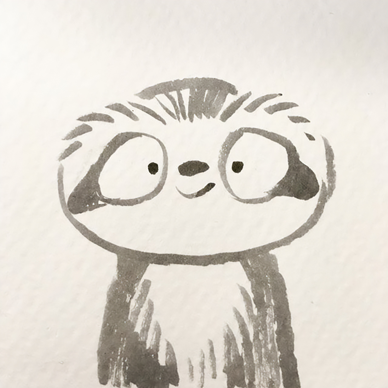 Sloth brush pen