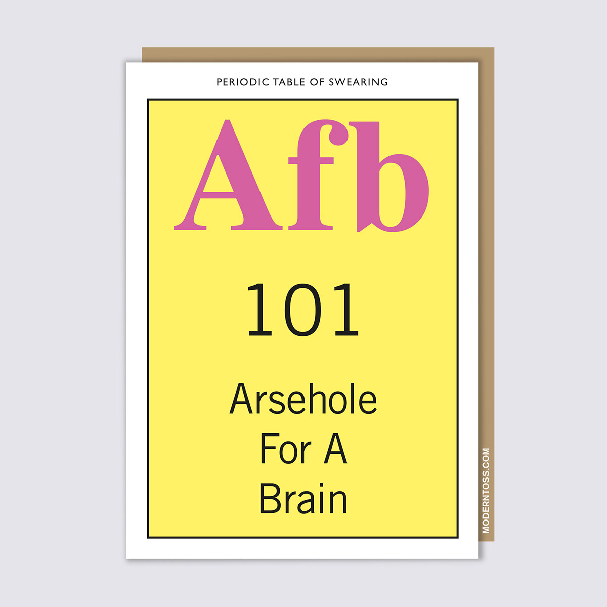 Modern Toss - interactive periodic table of swearing