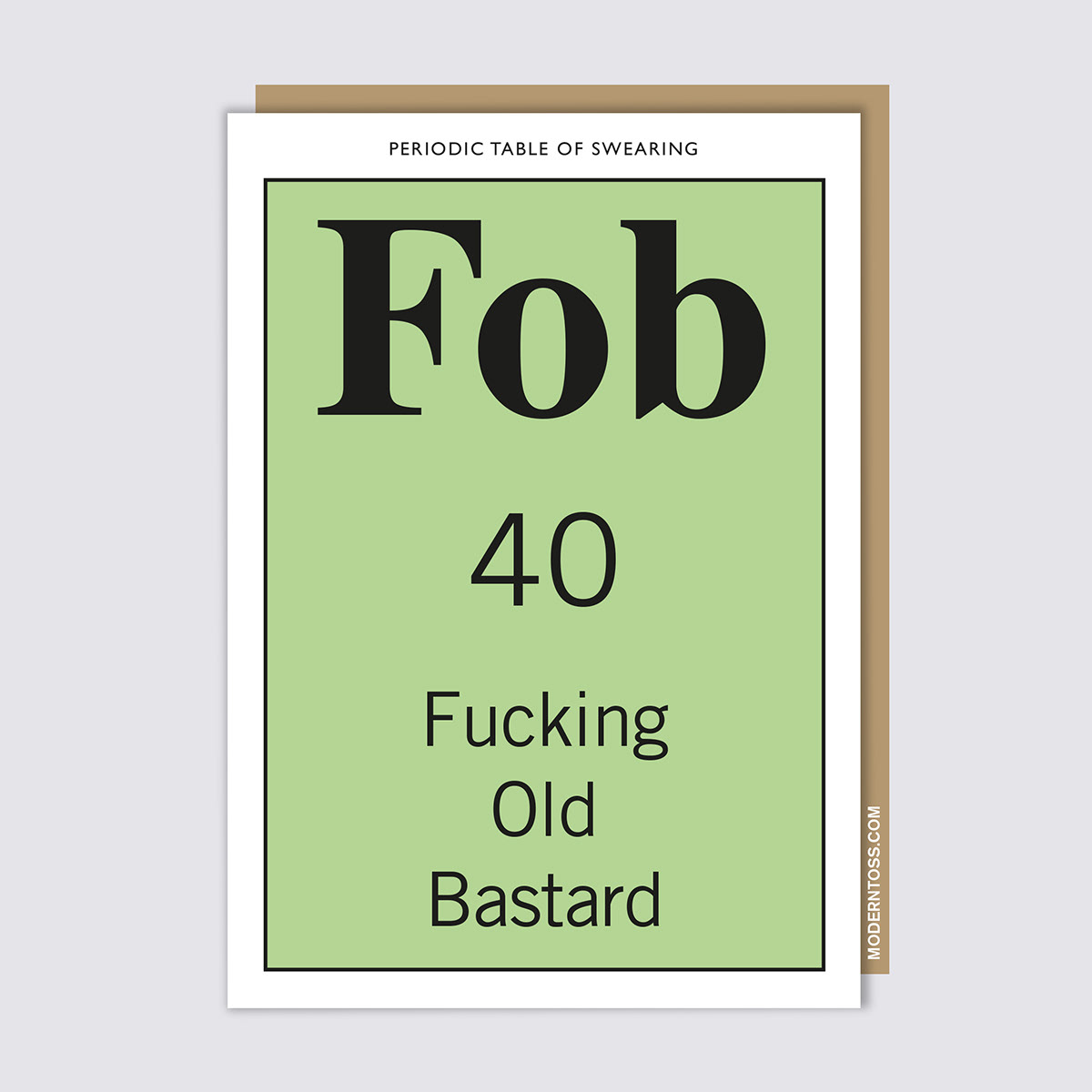 Modern Toss - interactive periodic table of swearing