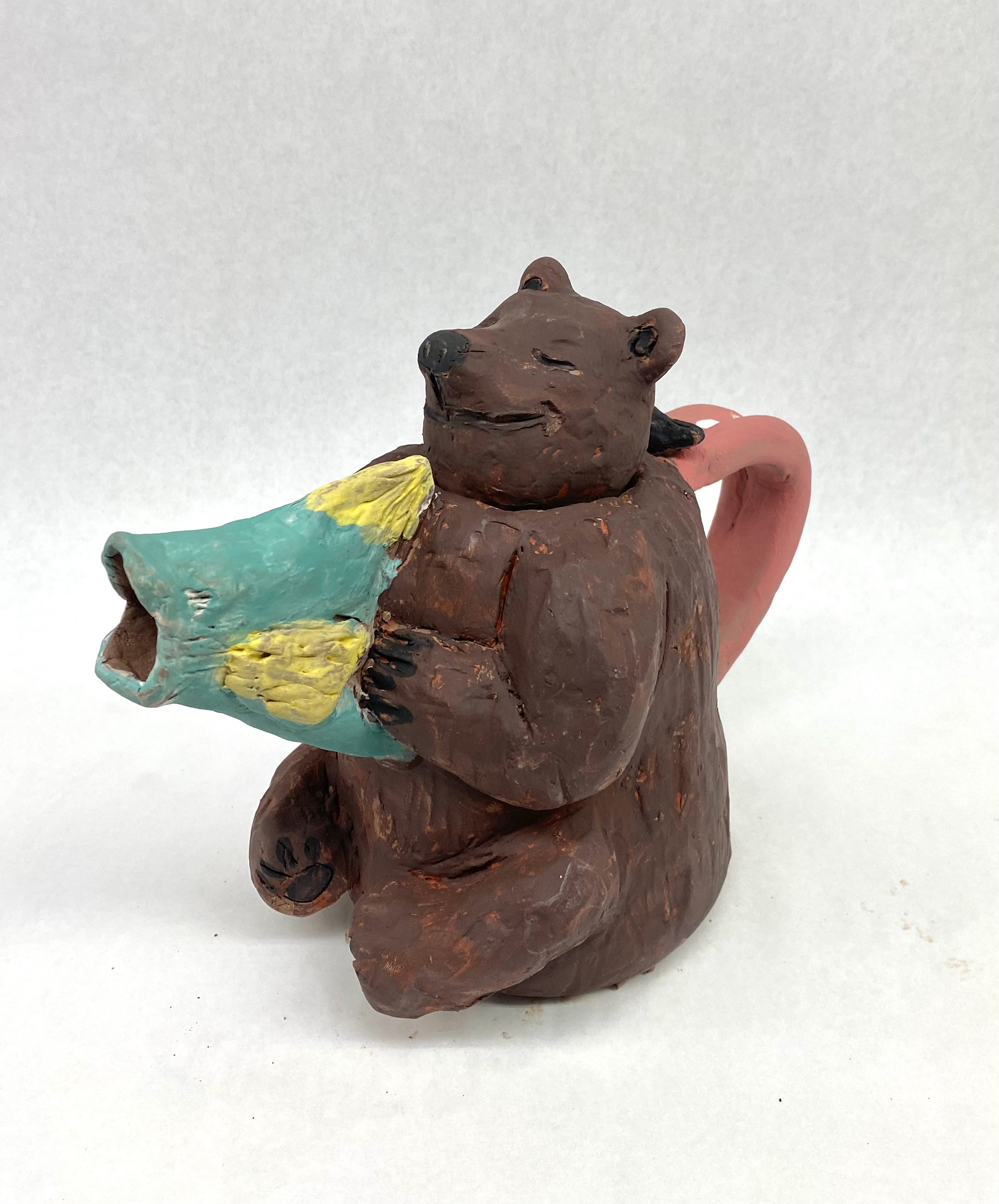 Bear with Fish Teapot, 2023