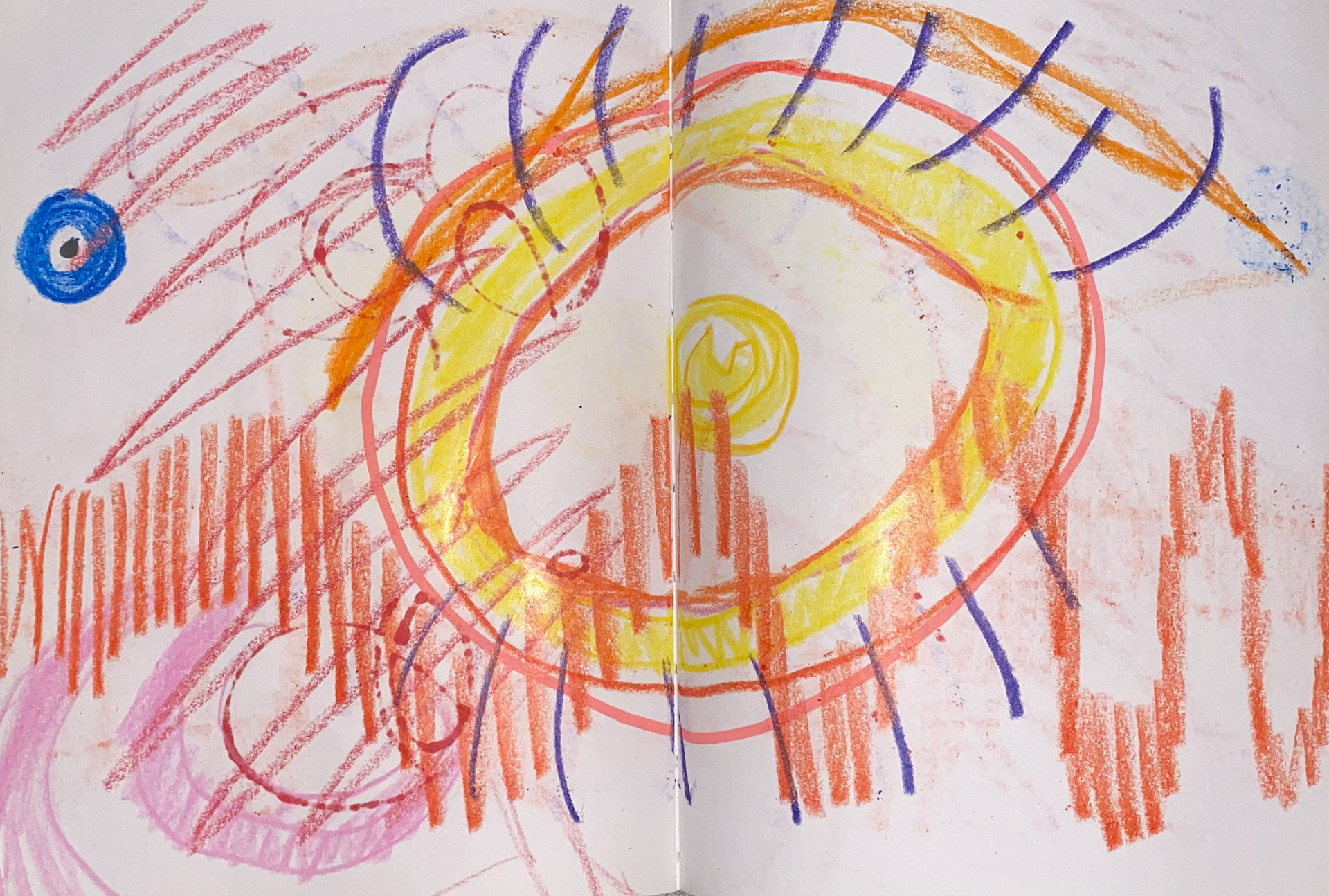 Page from sketchbook, 2022