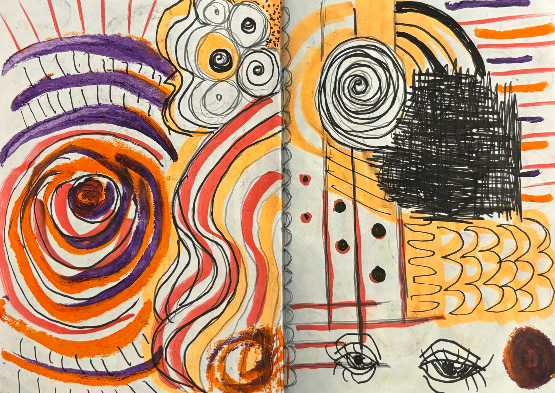 Page from sketchbook, 2024