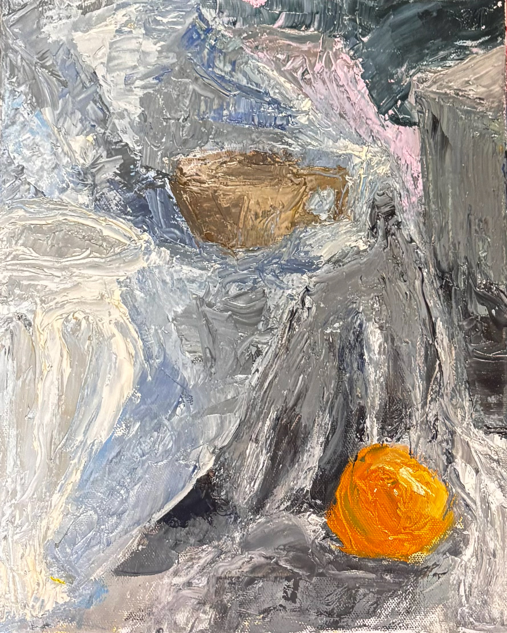 Compositional Study only using Palette Knife, 2024