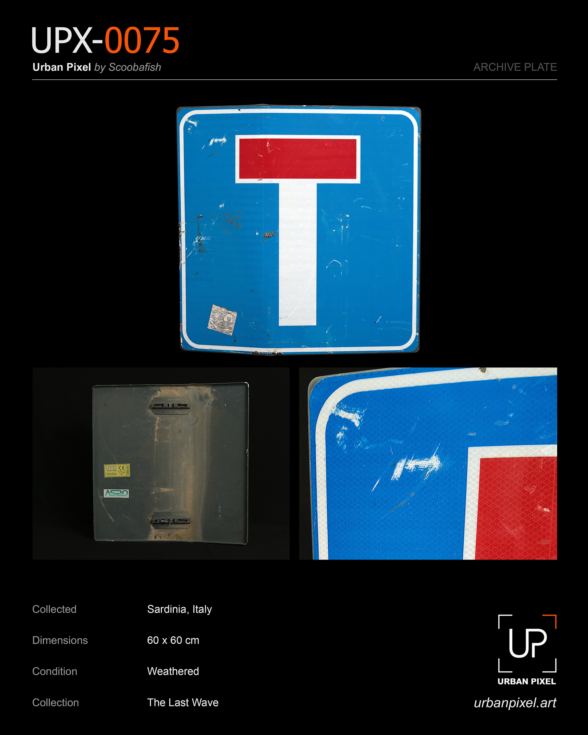 UPX-0075 — Urban Pixel Archive Plate