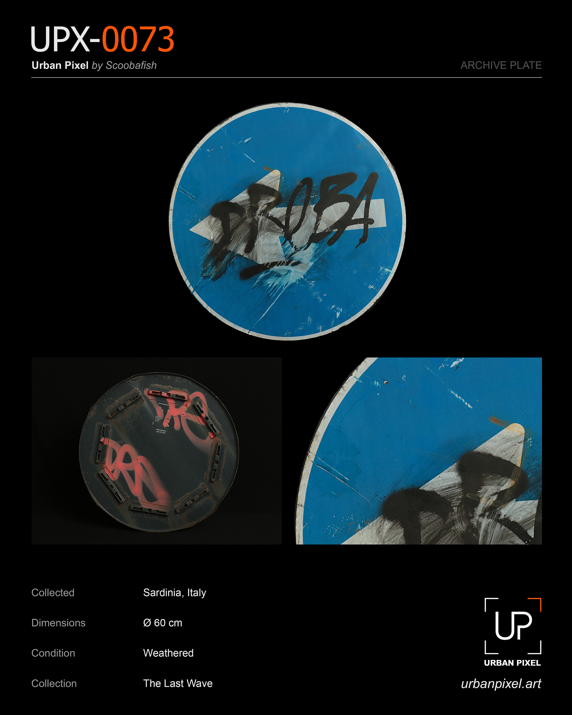 UPX-0073 — Urban Pixel Archive Plate