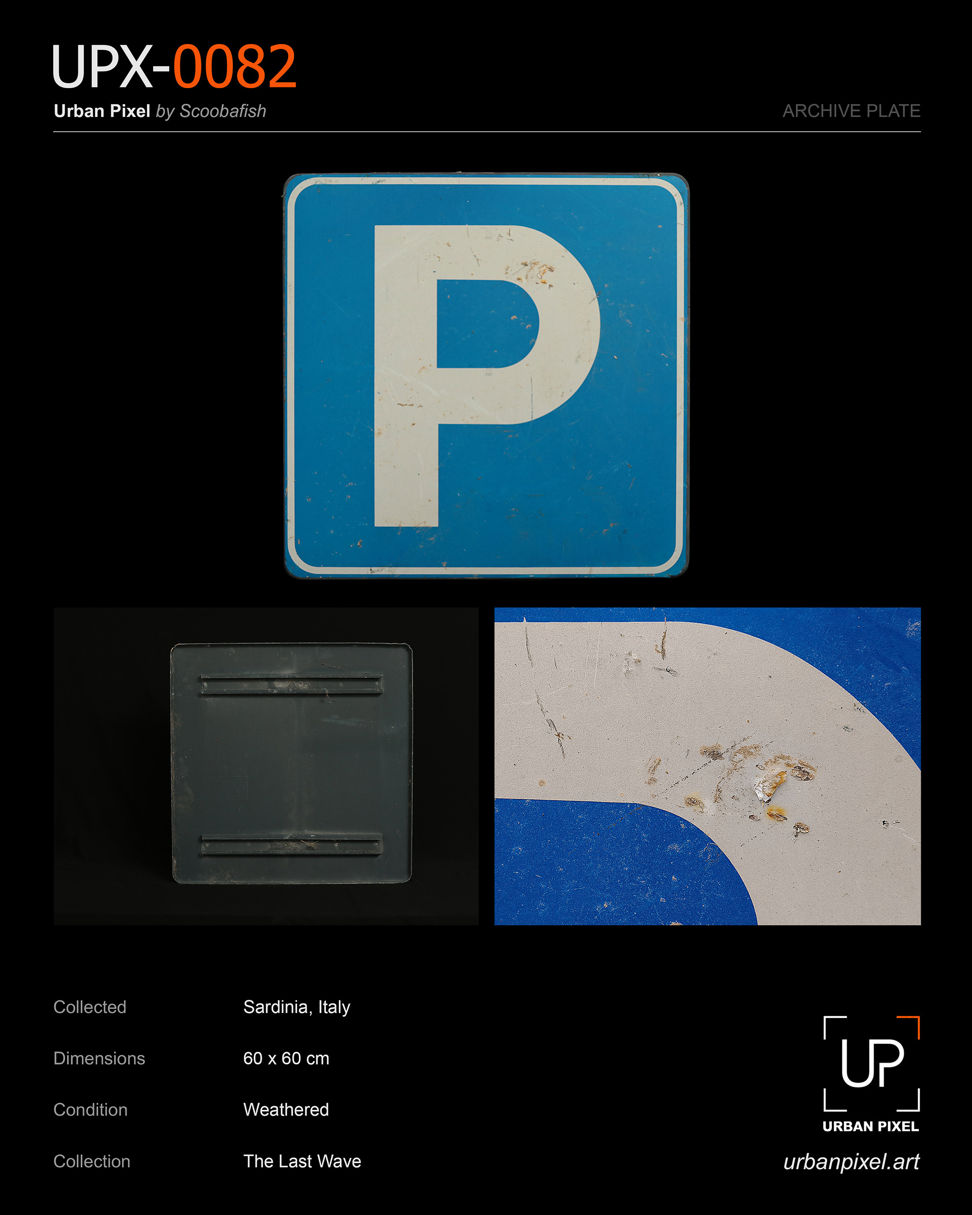 UPX-0082 — Urban Pixel Archive Plate
