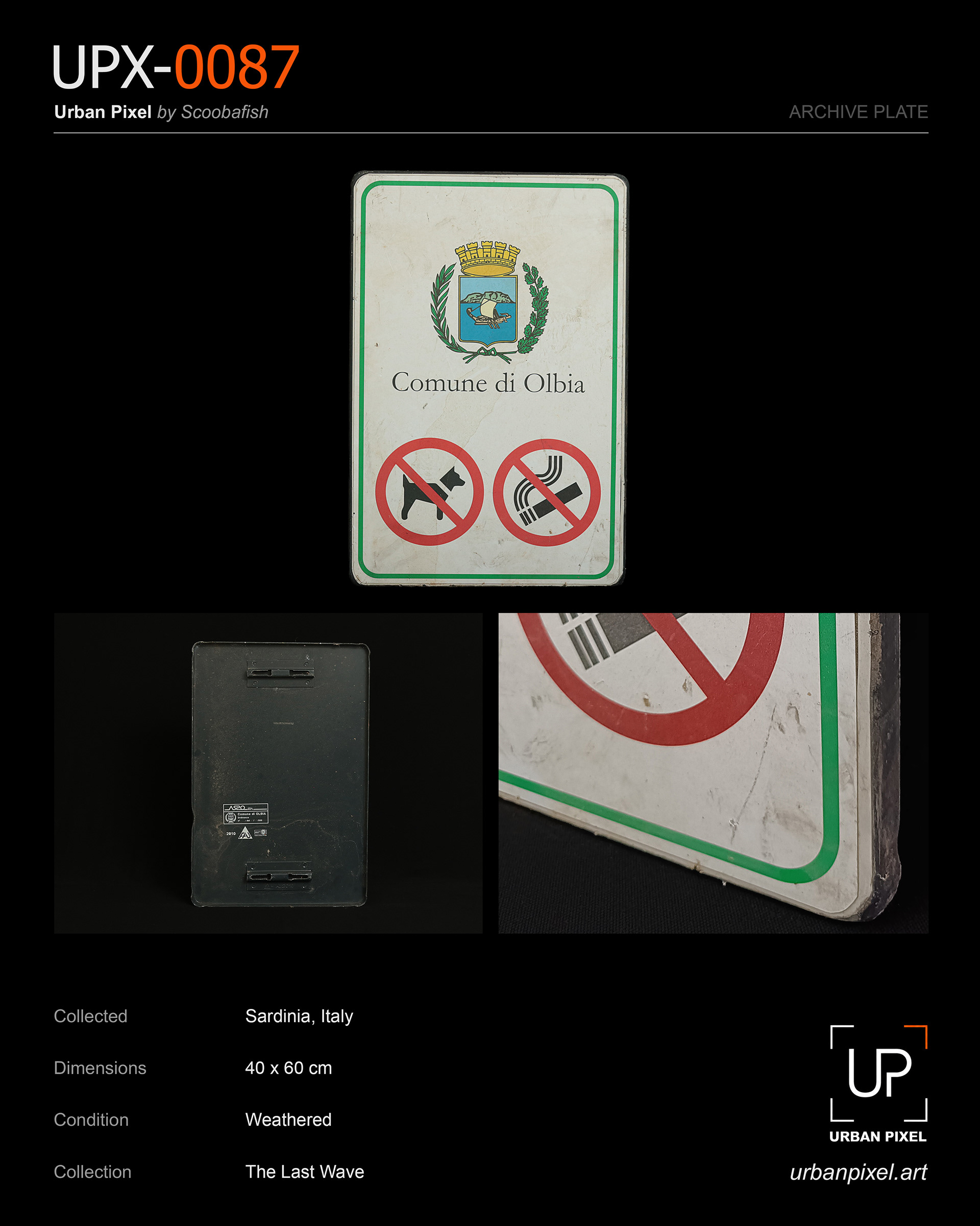 UPX-0087 — Urban Pixel Archive Plate