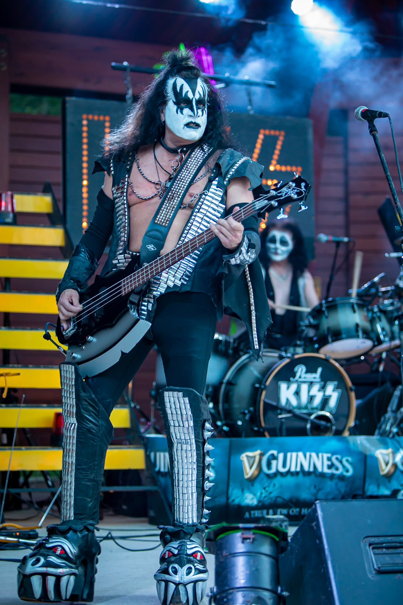 The Demon on bass. Digital still. July 5, 2021