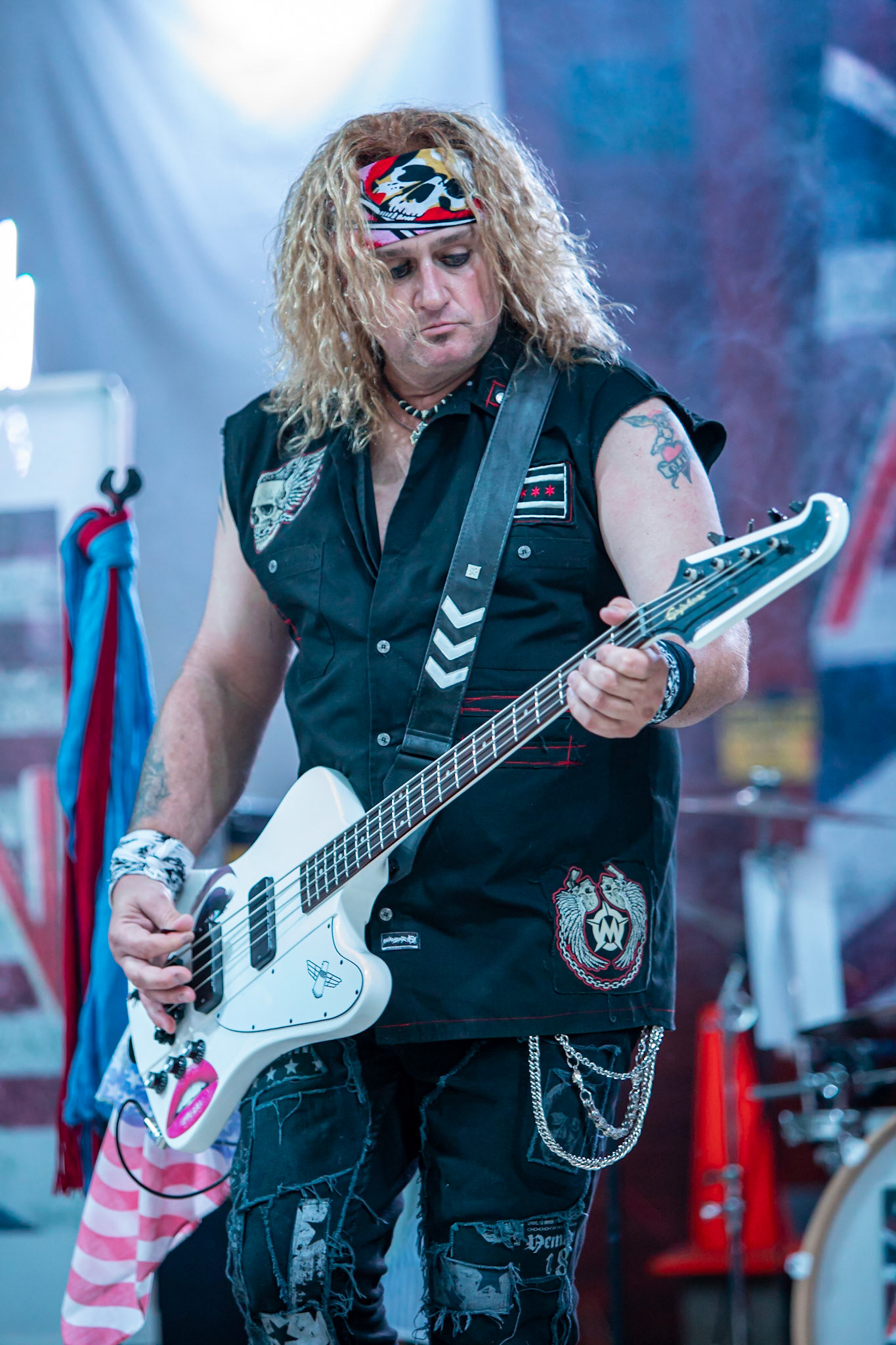 Bass solo. Digital Still. July 3, 2021