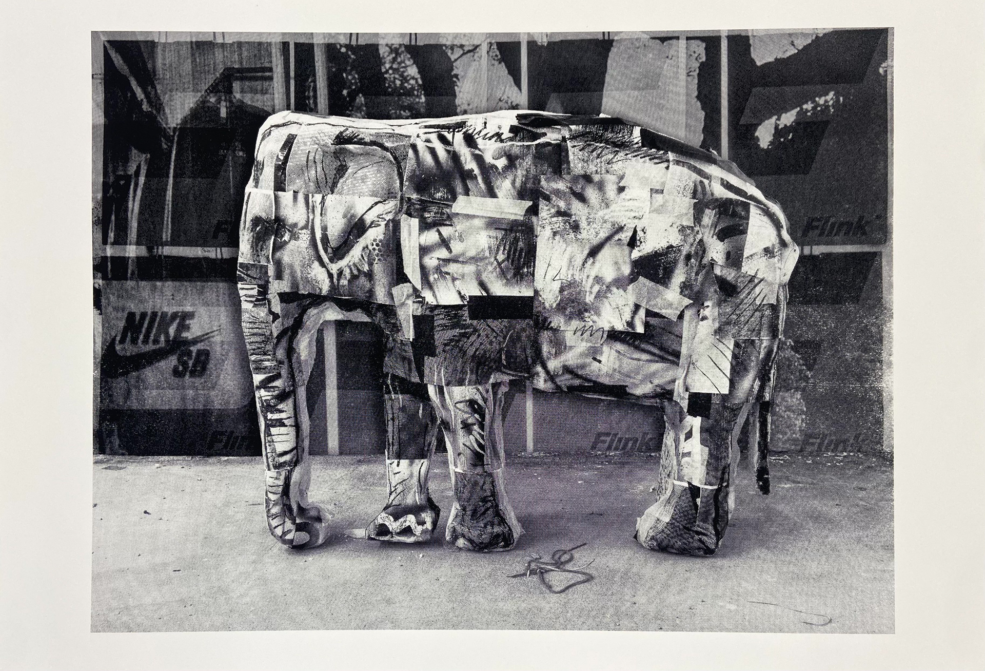 ELEPHANT (Silkscreen on paper, 100 x 70 cm, edition of 25)