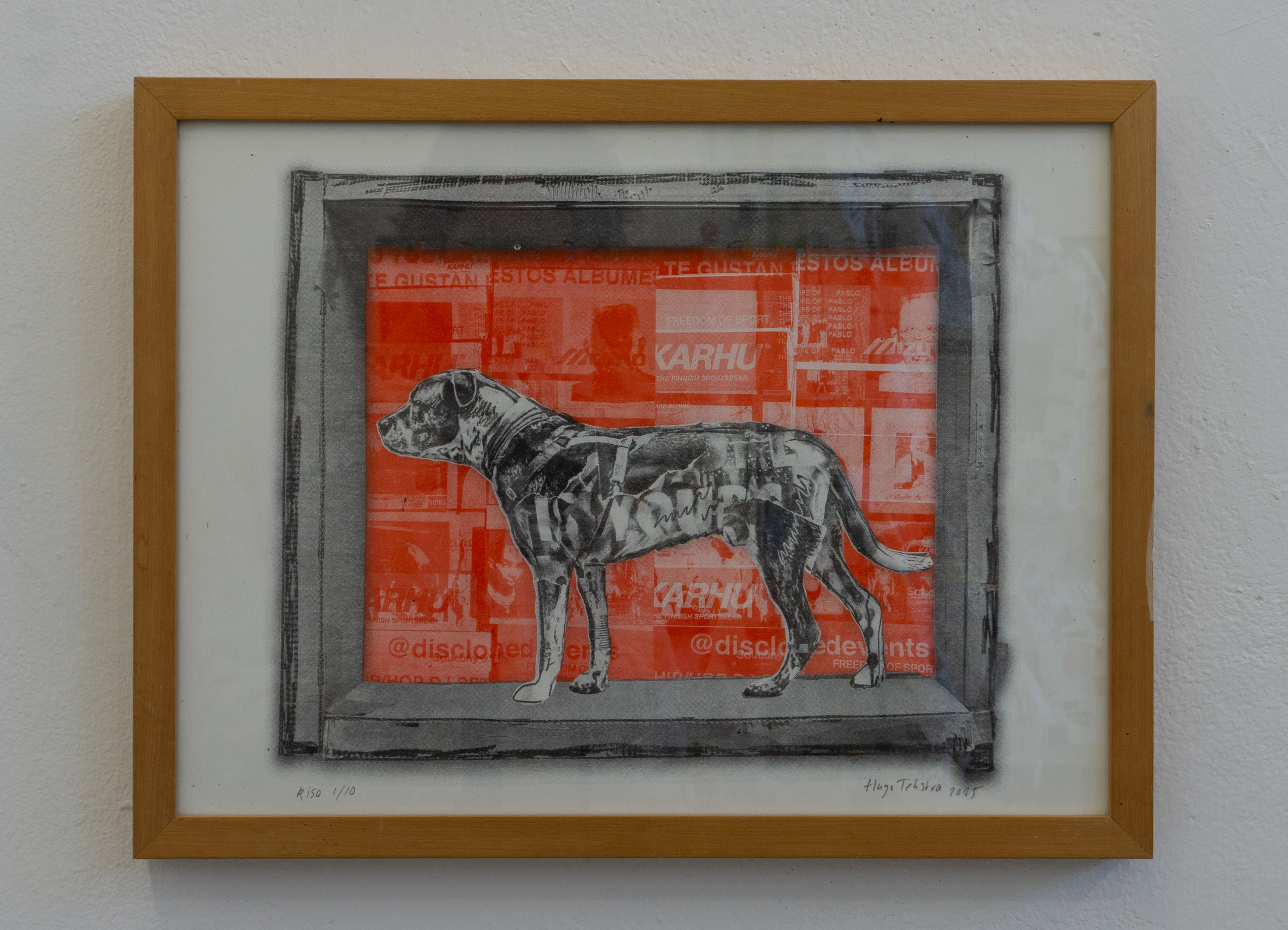 DOG #3 (2025), Riso on paper, 29,7 x 42 cm