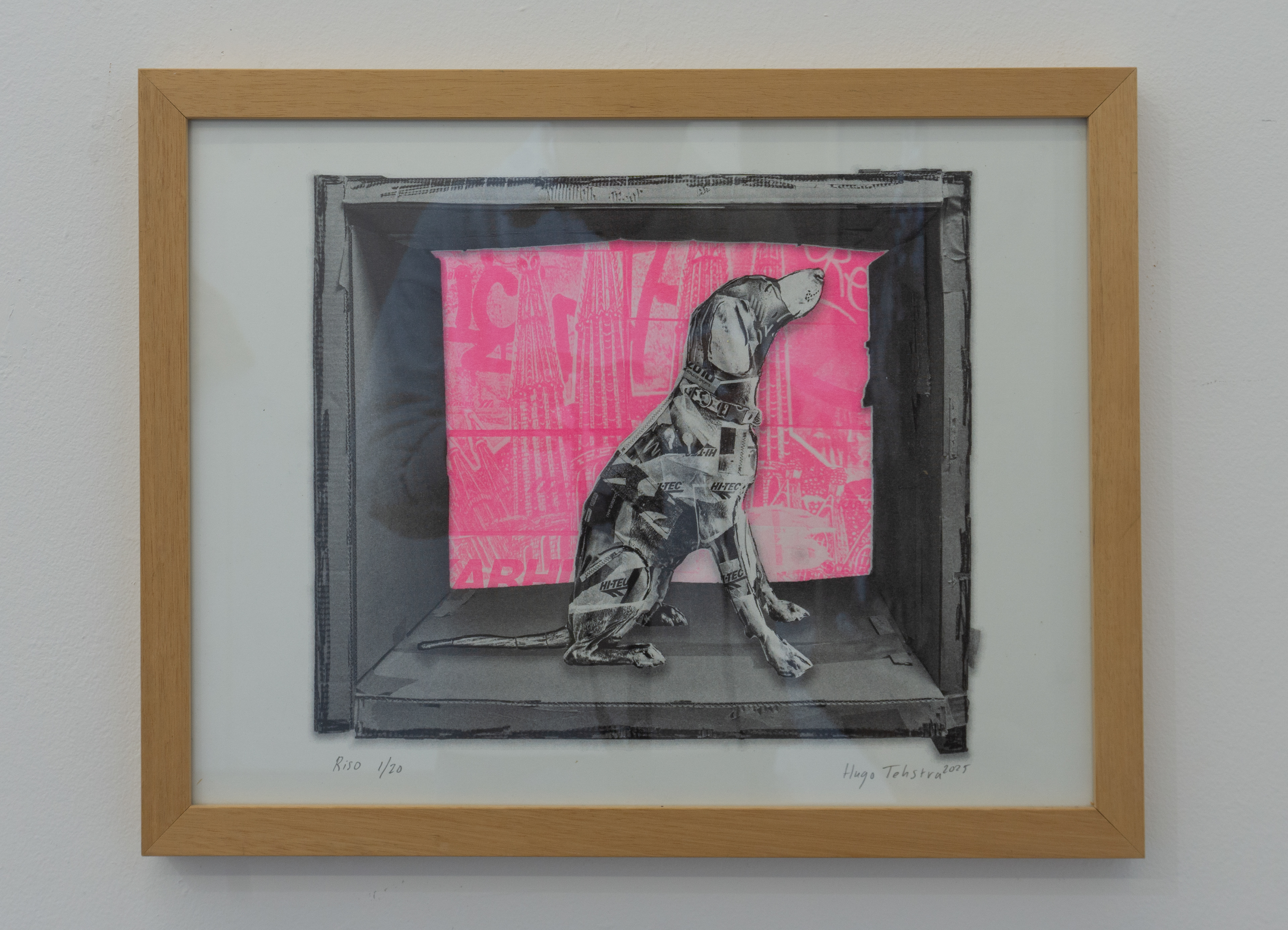 DOG #1 (2025), Riso on paper, 29,7 x 42 cm