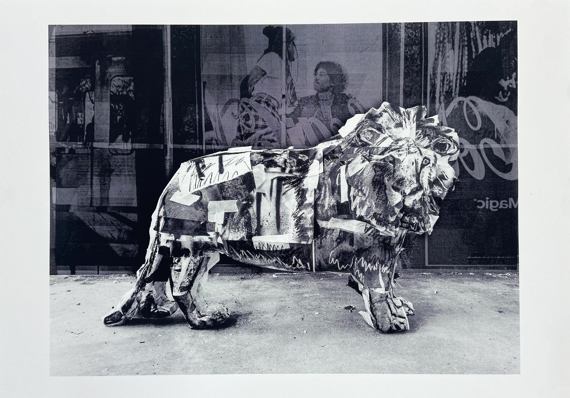 LION (Silkscreen on paper, 100 x 70 cm, edition of 25)