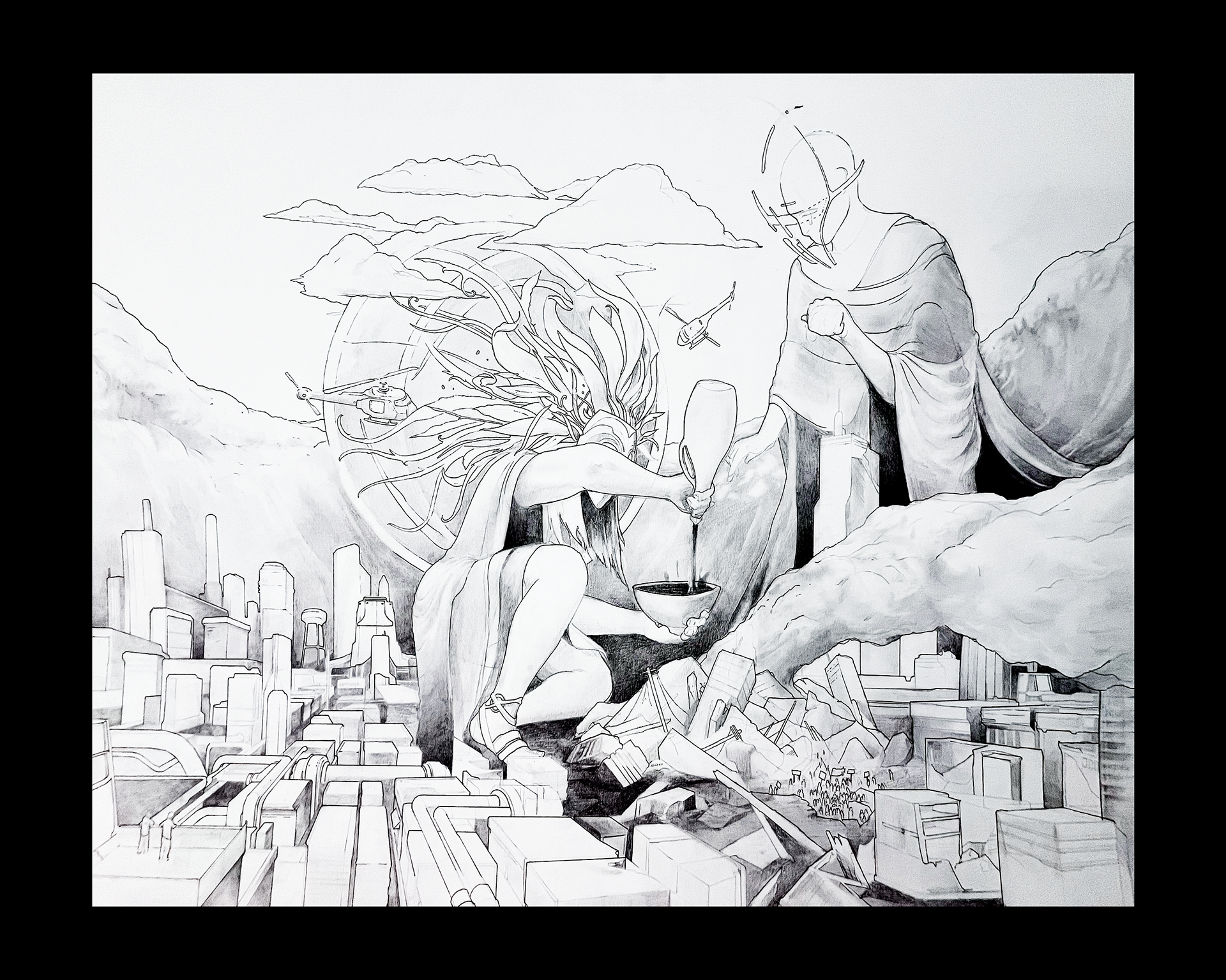 undefined"Folk Event" 118 cm x 84 cm 