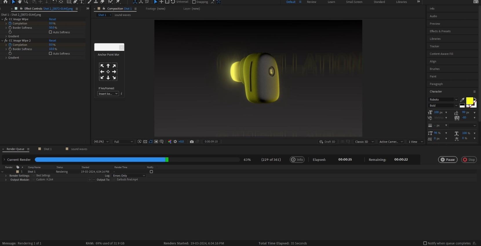 Took the Final Render & later Added SFX to make it look and sound good