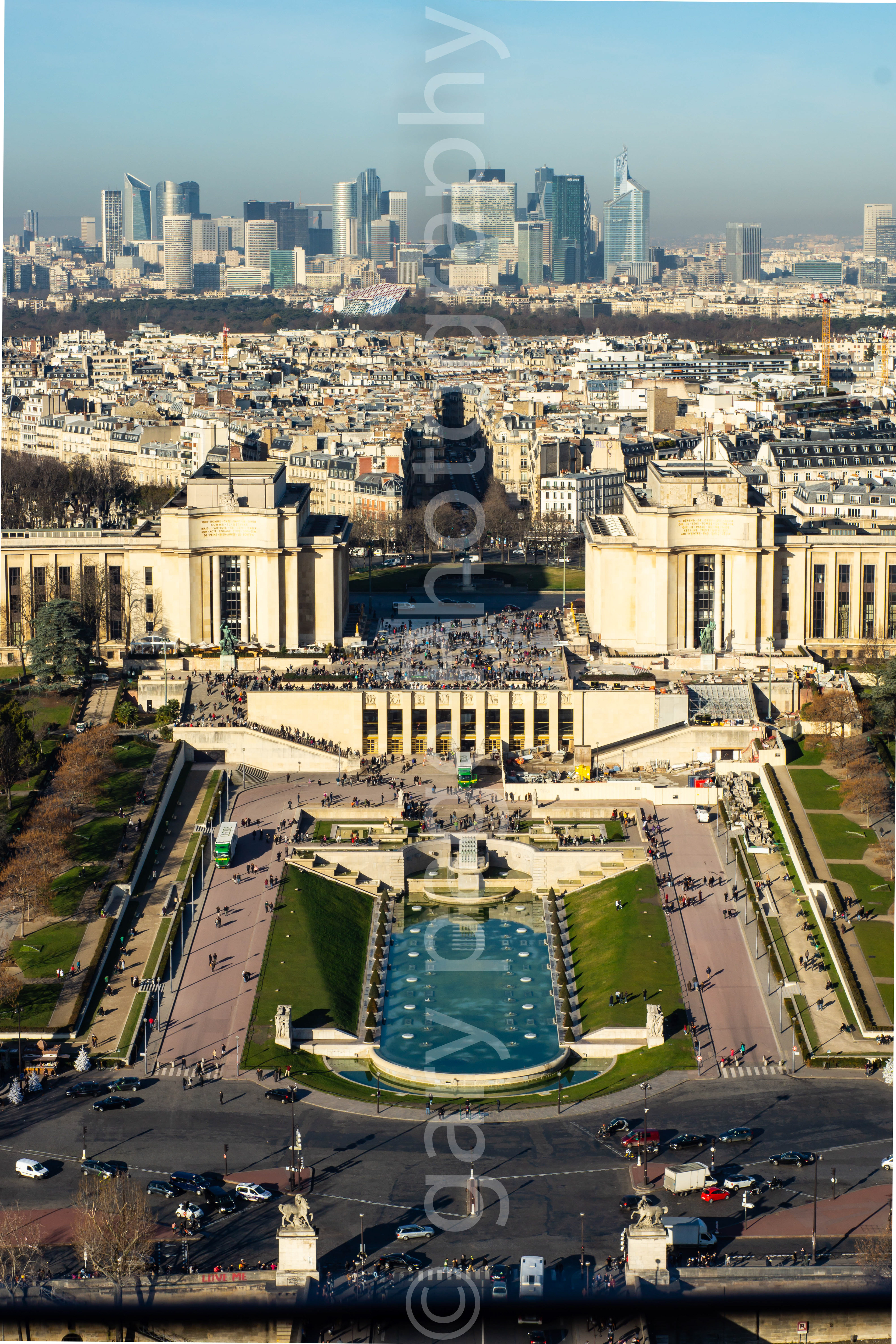 Eiffel view over Paris