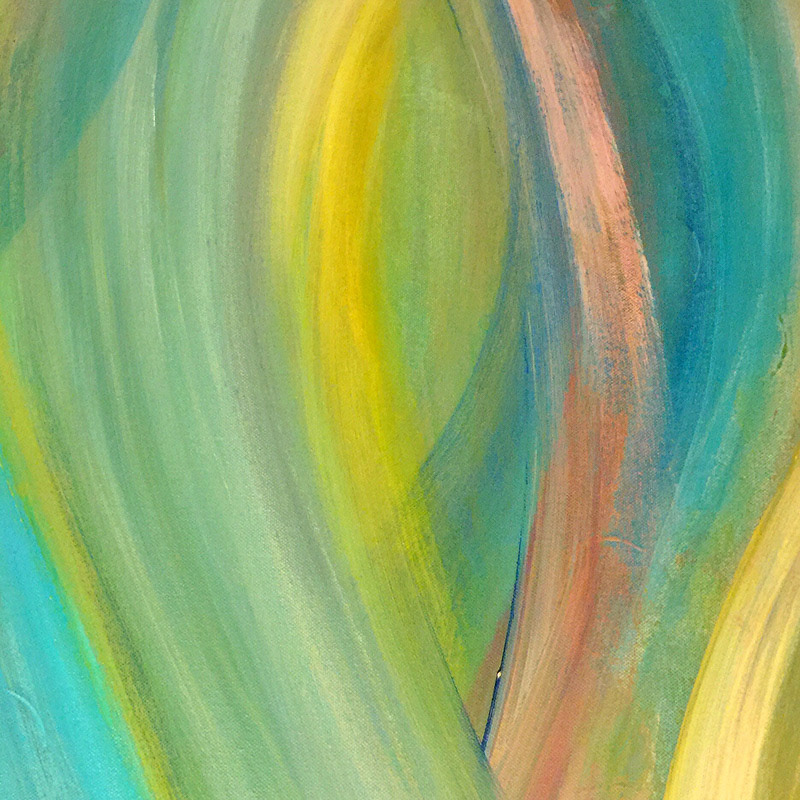 Eternal Spring, oil on stretched canvas, 24x24 inches