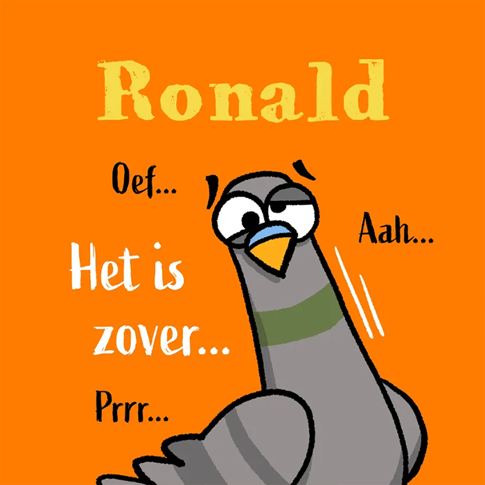 Wenskaart: Het is zover - duif