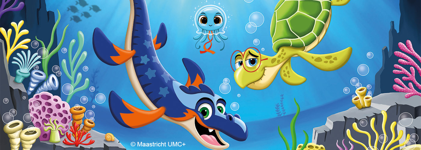 Mascotte illustraties voor Mosa Kids Maastricht UMC+