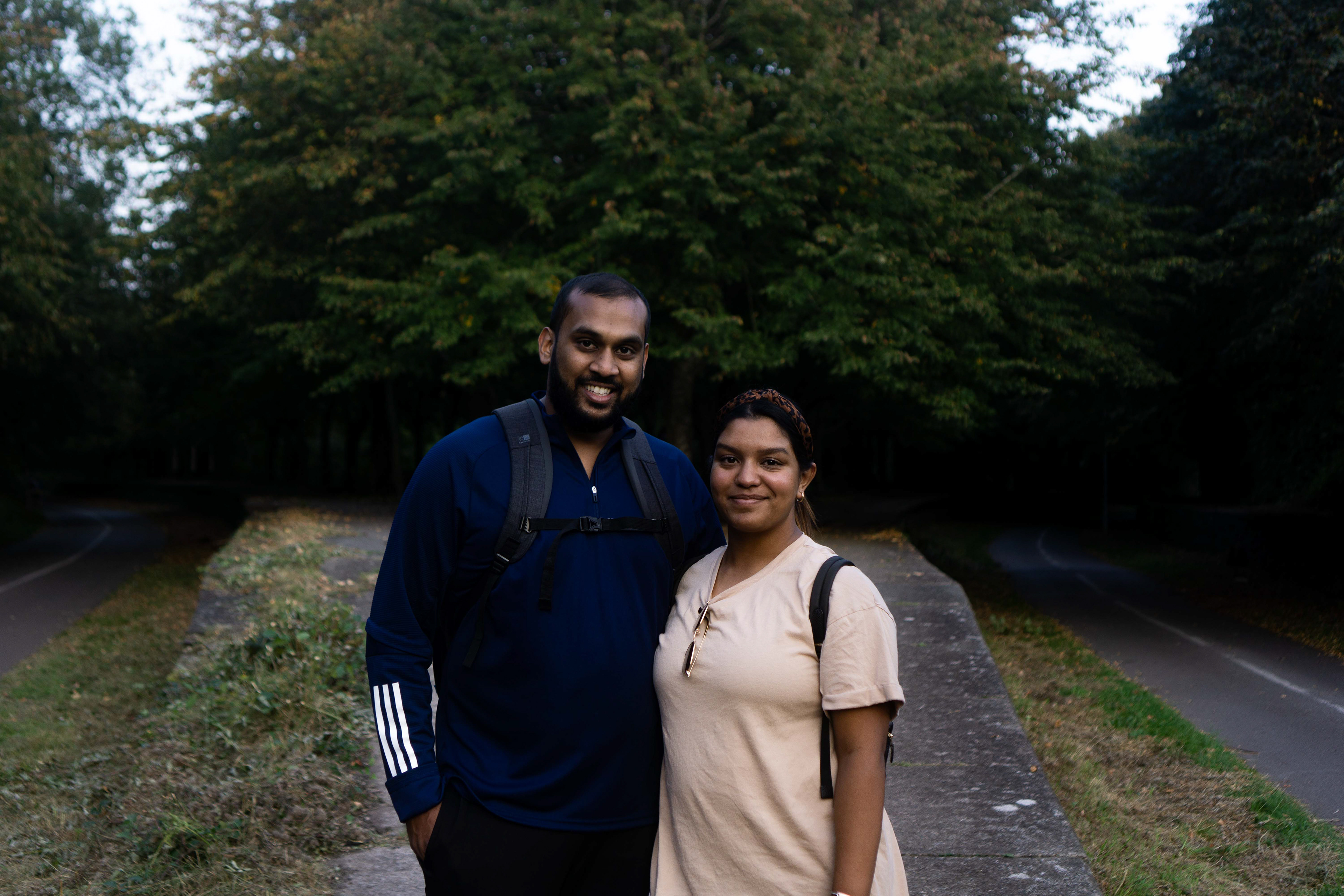 Tanzil & Farhana - Walking home from a picnic by the river. It's not a short walk but their smiles show just how worth it the effort was.