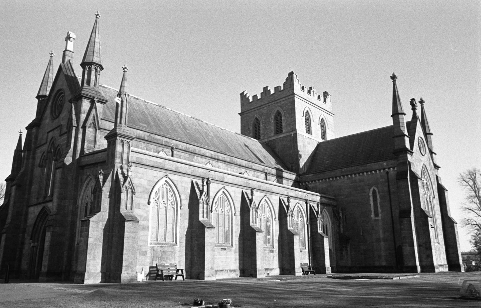 35mm B&W Film Armagh Cathedral