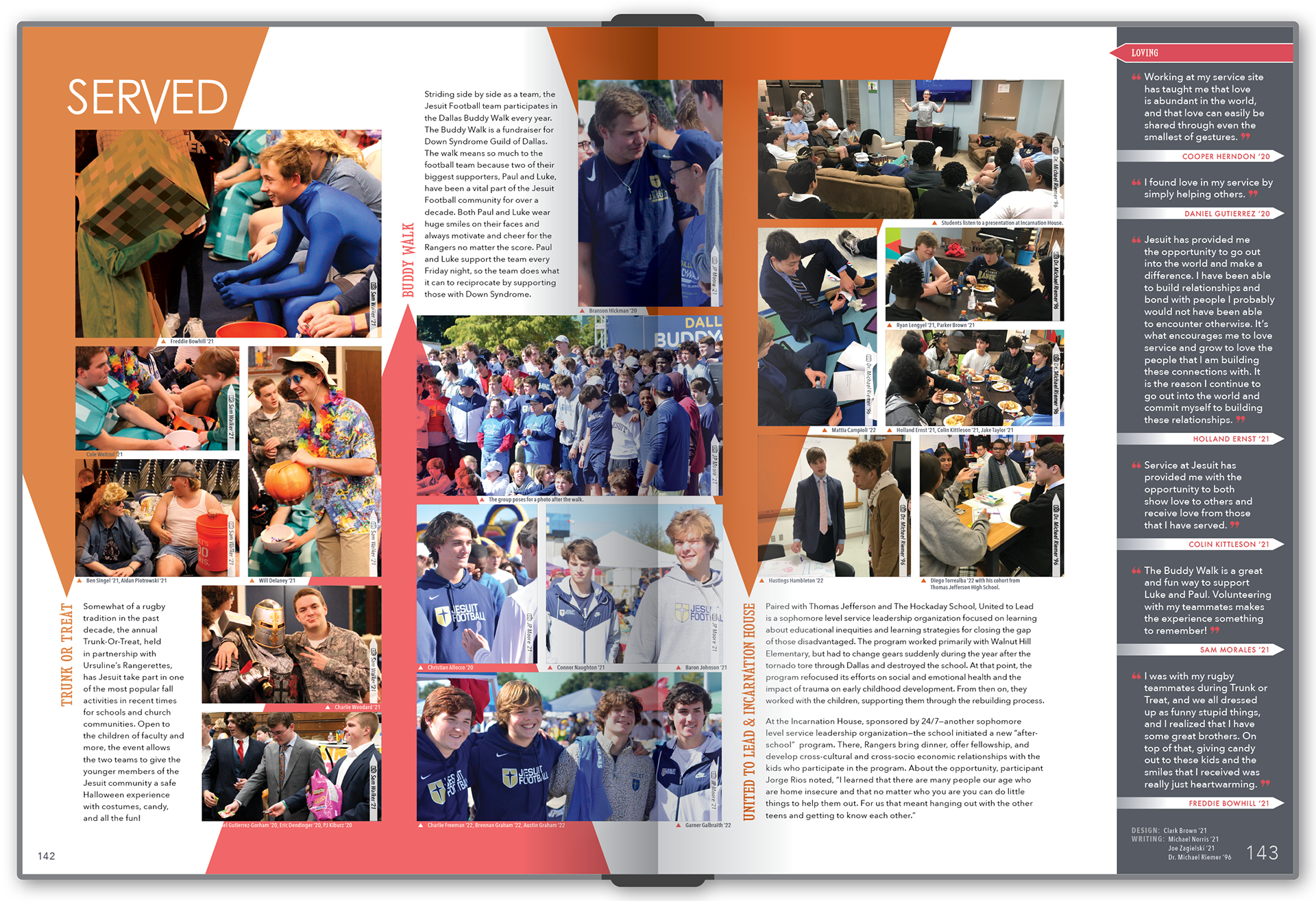 "Community Service Spread"