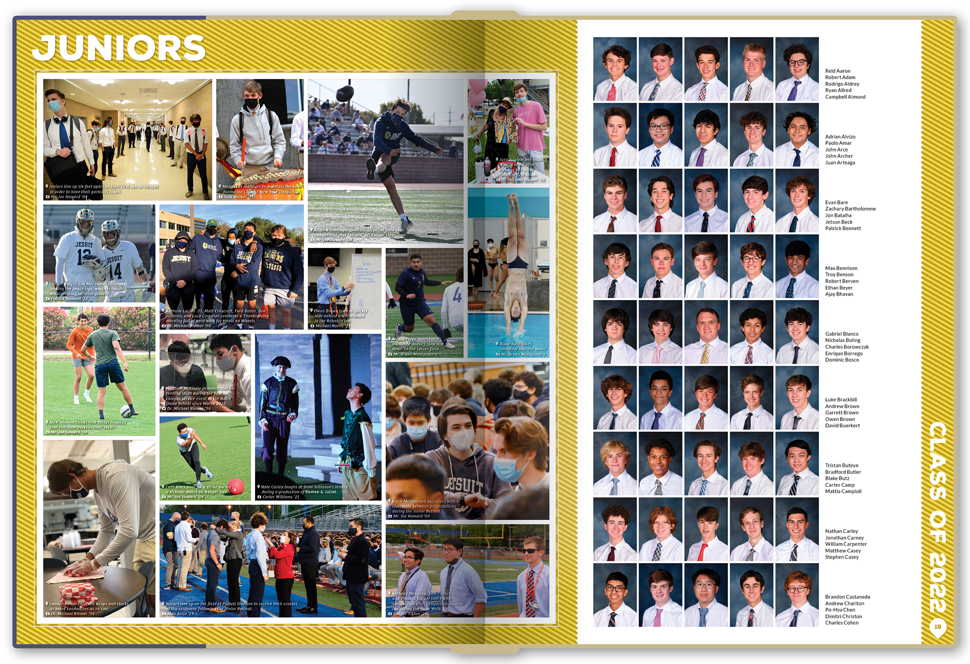 Junior Portraits Section