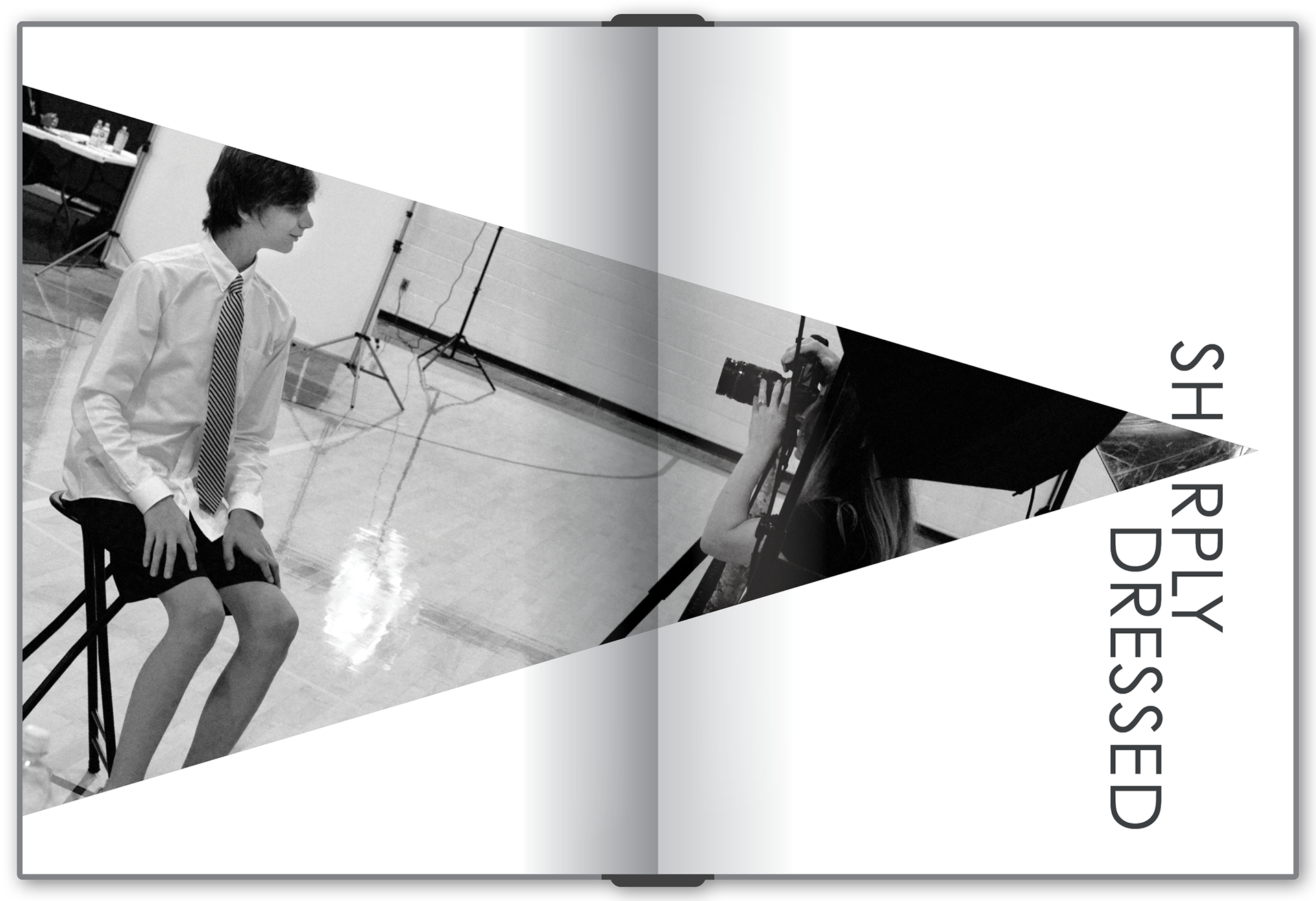Portraits Section Division Spread