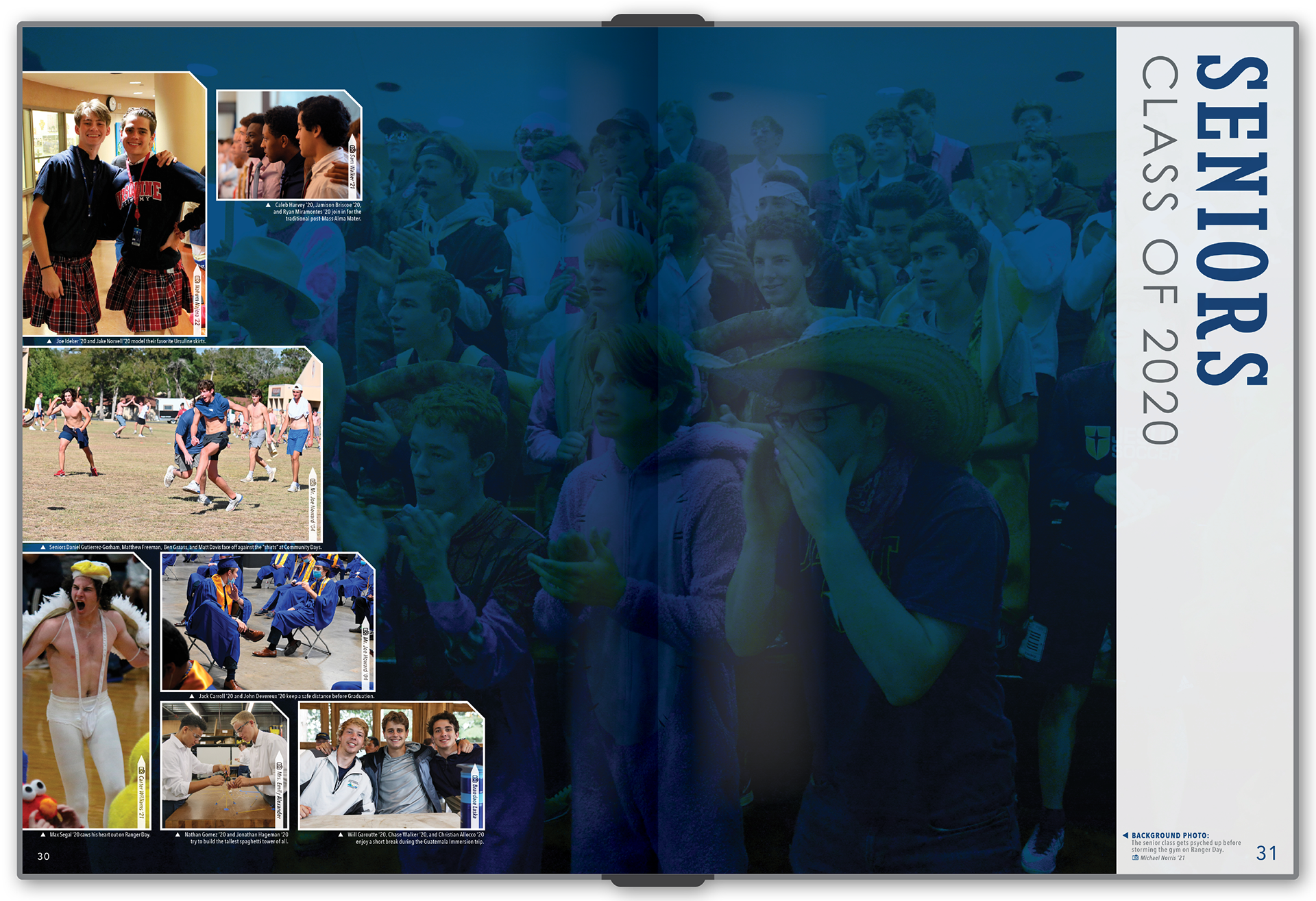 Senior Portraits Division Spread