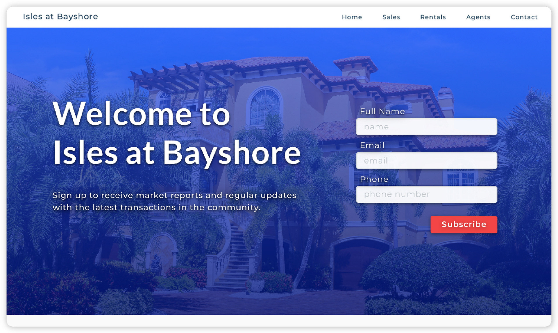 Landing Page