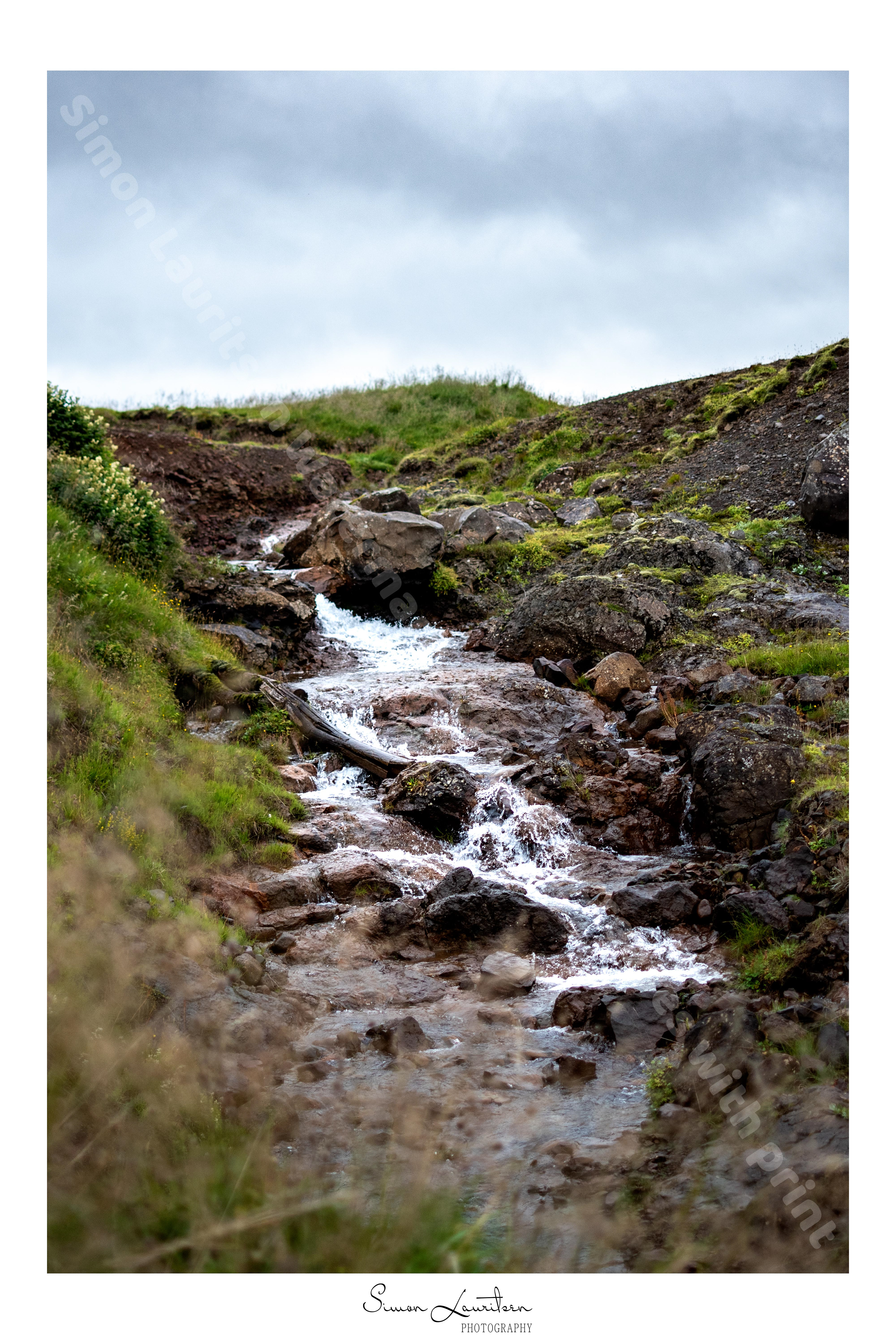 NAT-3 : This is a nice little waterfall from Iceland. It is called Tröllafoss, but this was taken near the end of it.