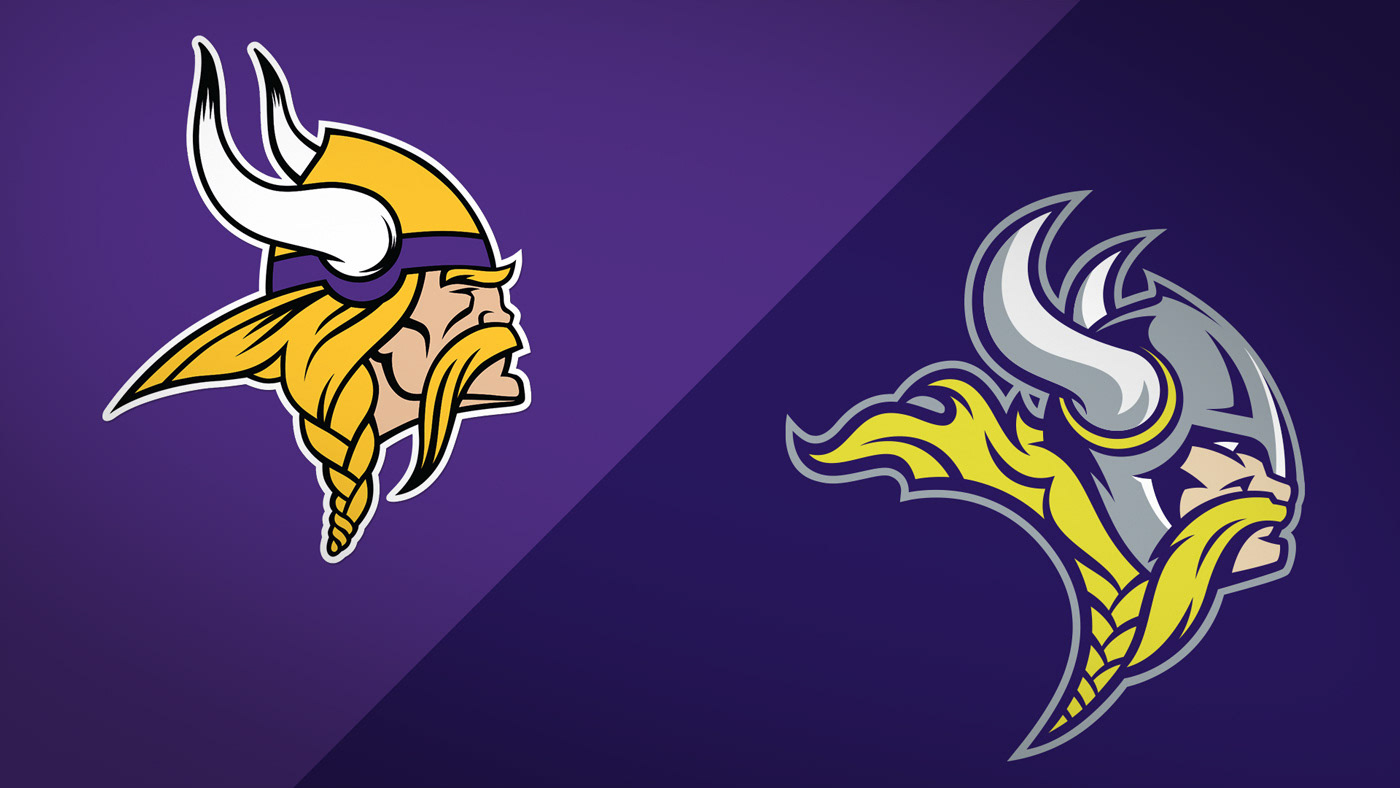 American Football Minnesota Vikings Graphic Design