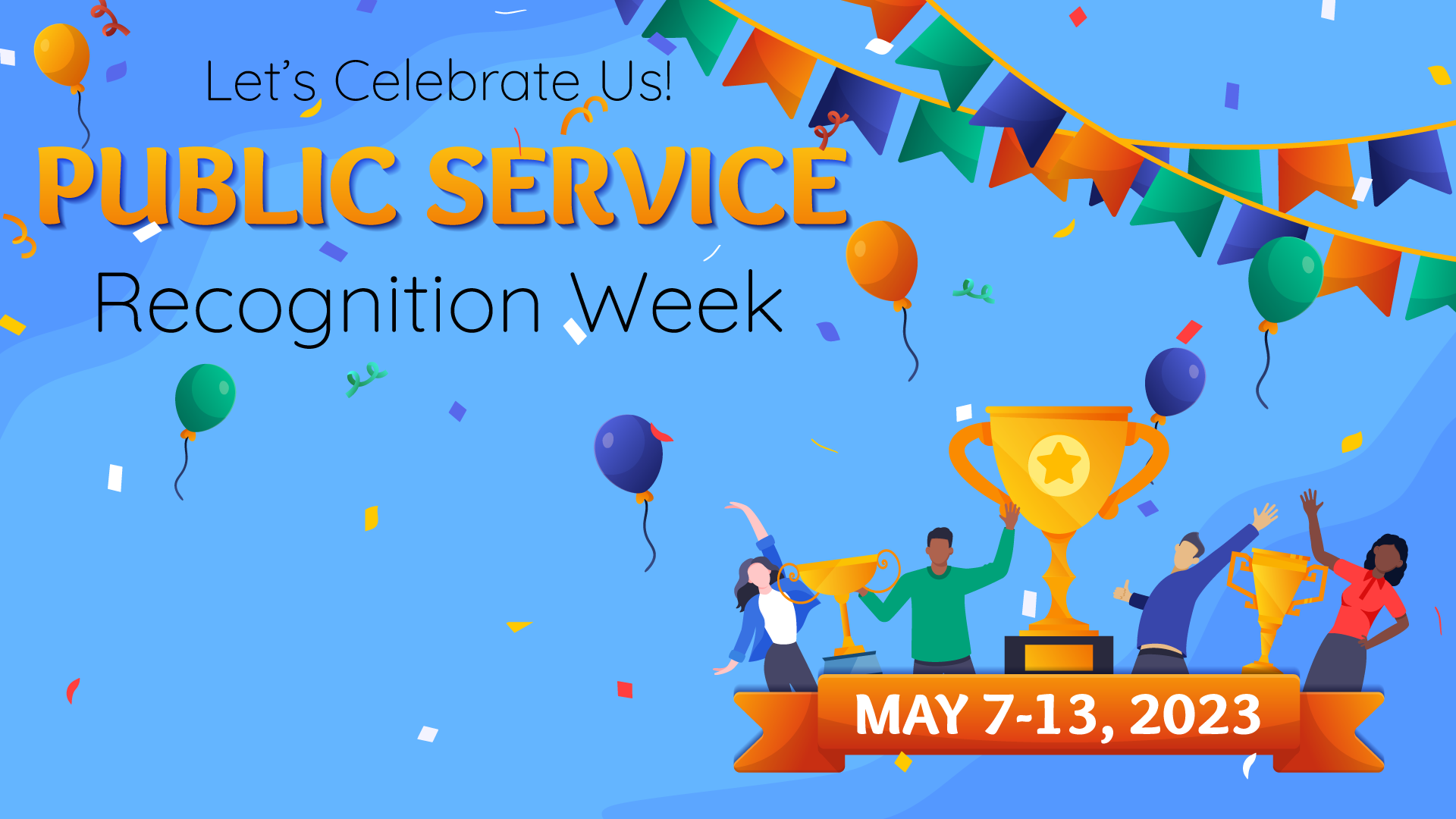 Public Service Recognition Week Computer Lockscreen