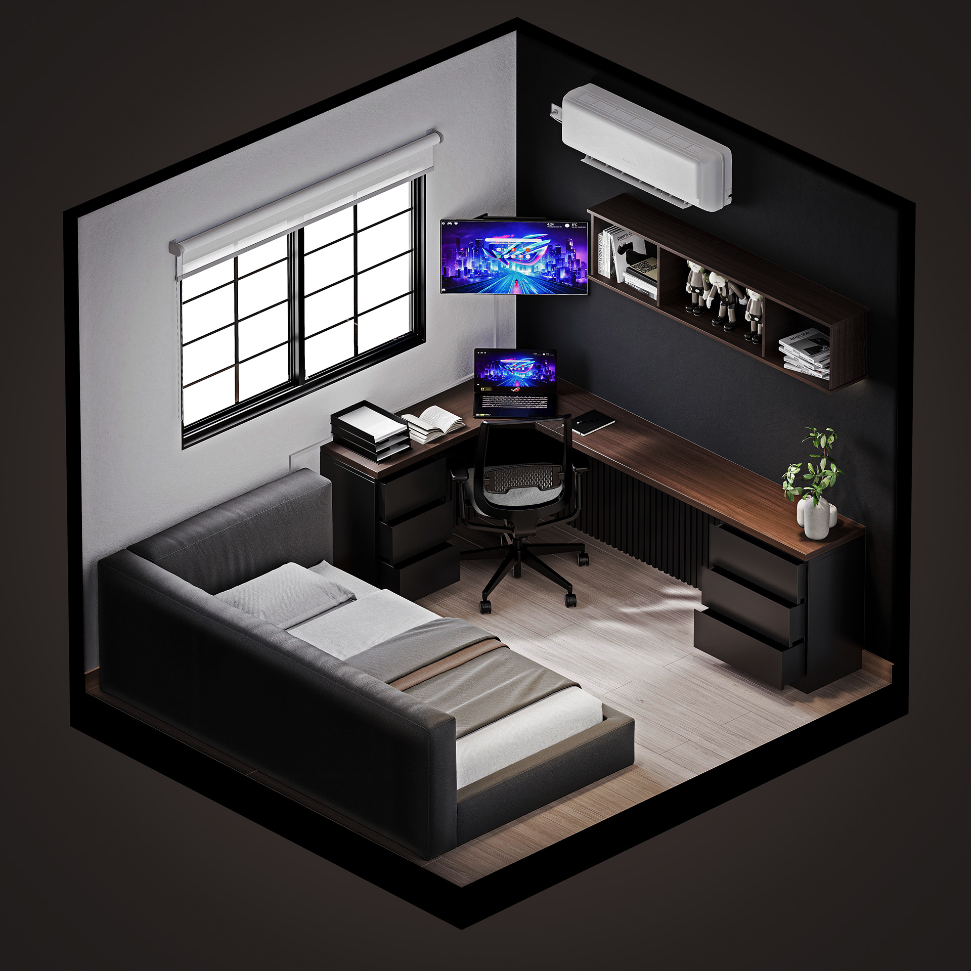 Isomatic Rrom Bernardo V. Reyes - Virtual Tour: Isometric Bedroom