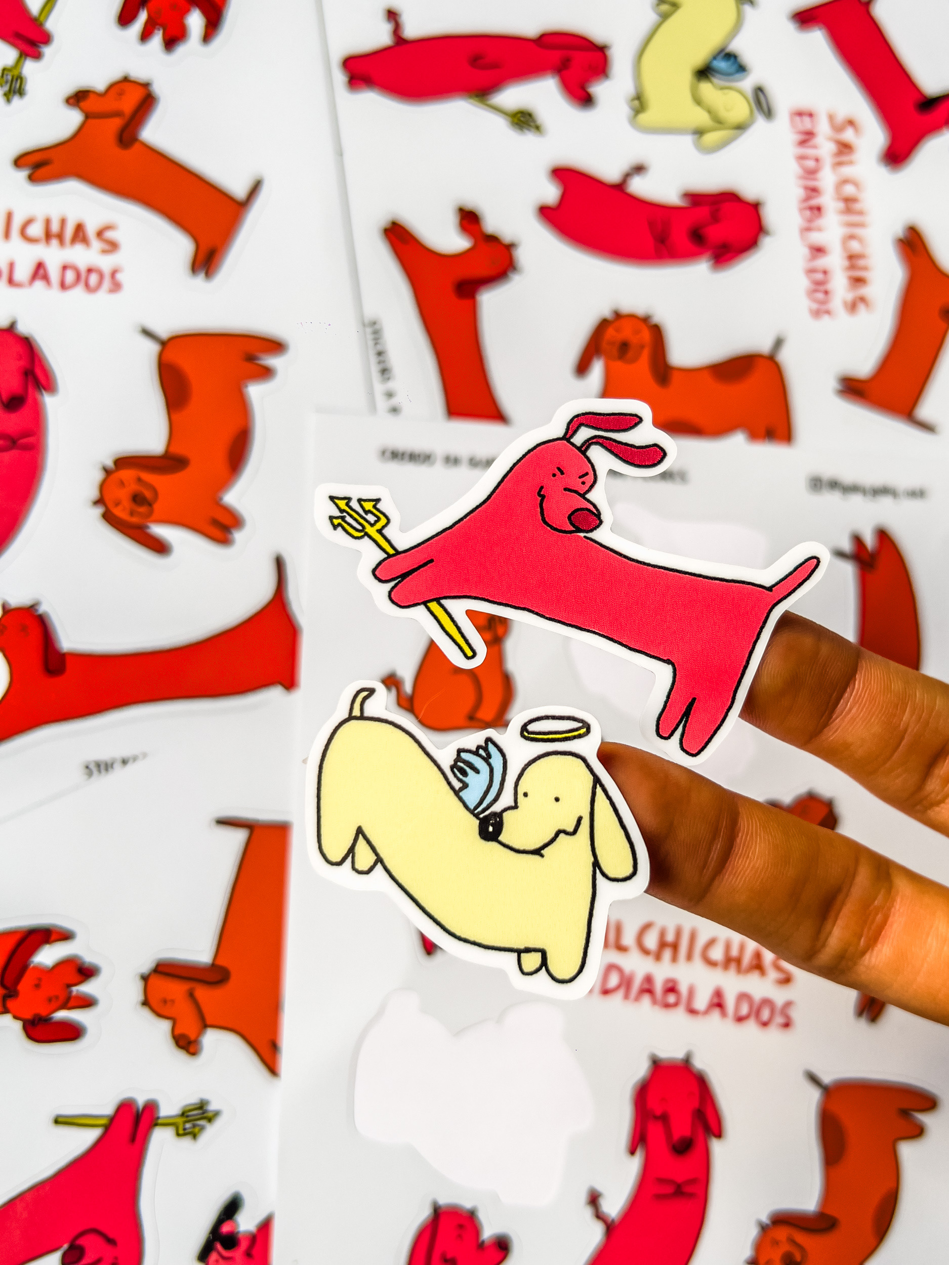 Salchichas Endiablados - Stickers