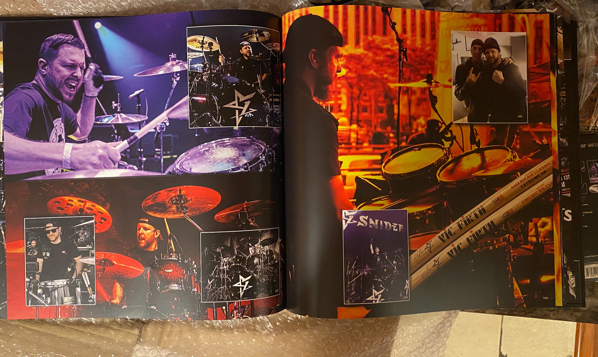 Dee Snider - inside "ear book" Top Left
