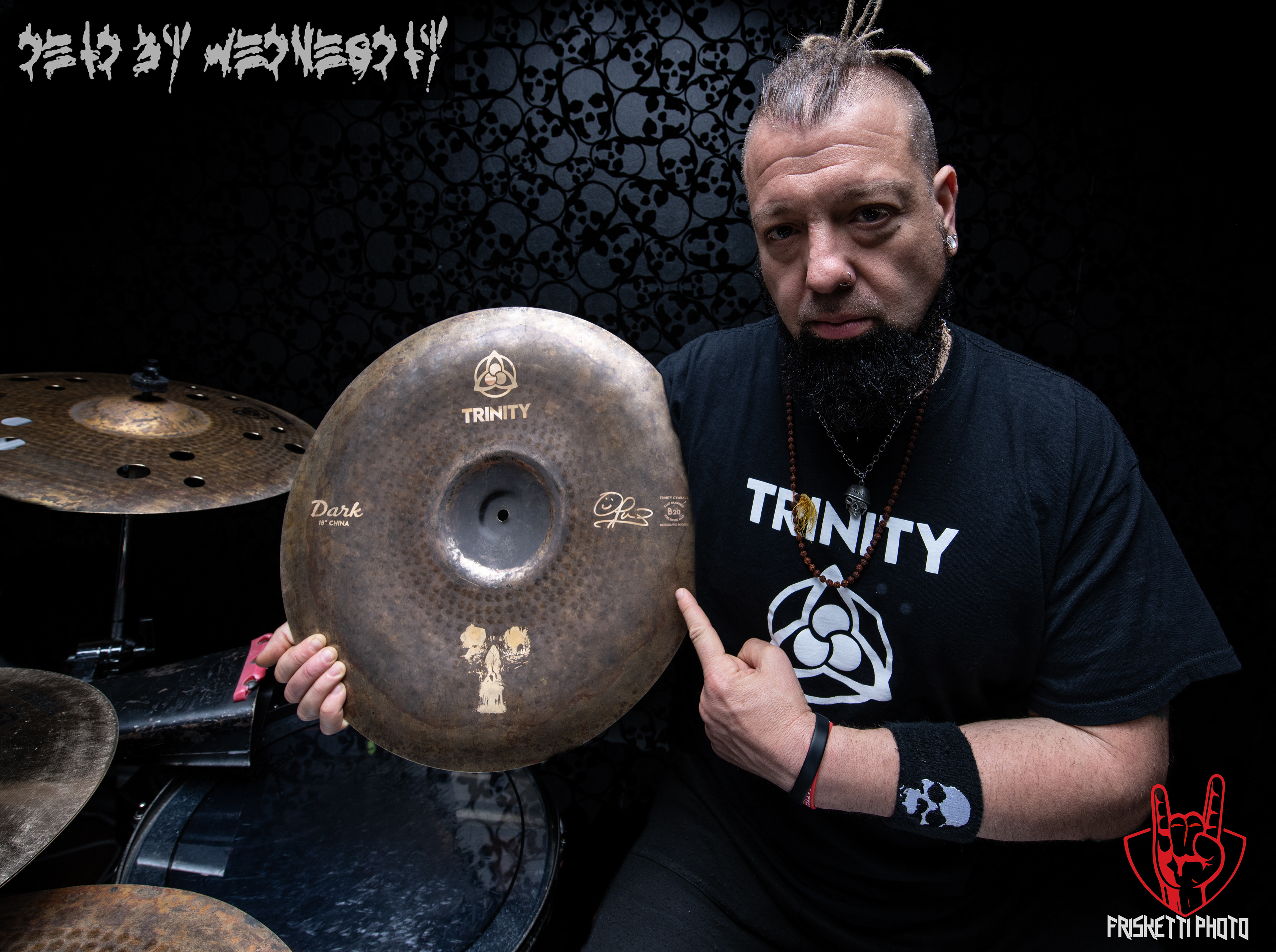 Trinity Cymbals: Endorsement Photo