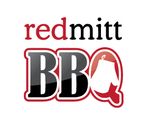 Red Mitt BBQ Logo Design