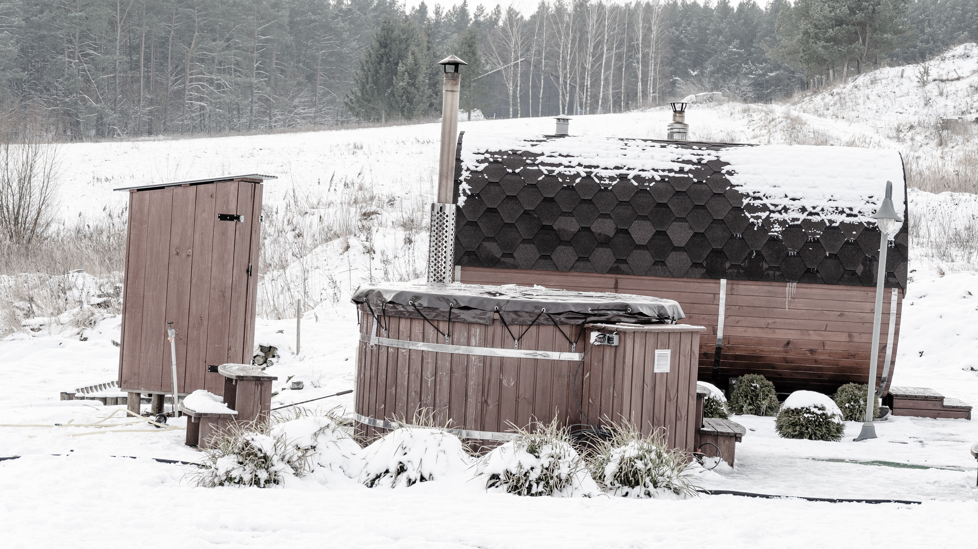 Sauna, Yacuzzi, Ruska bania