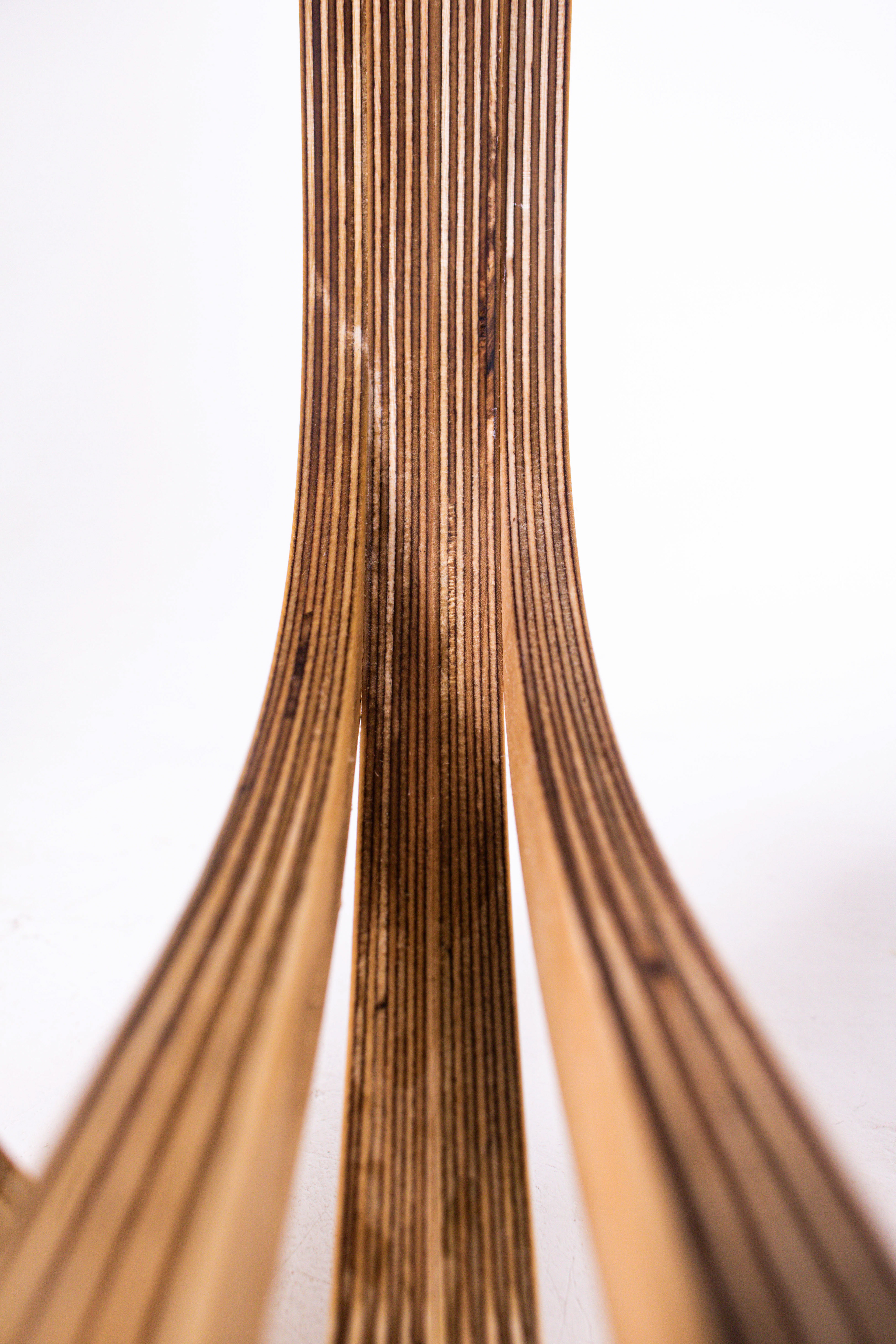 Use of curvature and grain of ply to further highlight form.