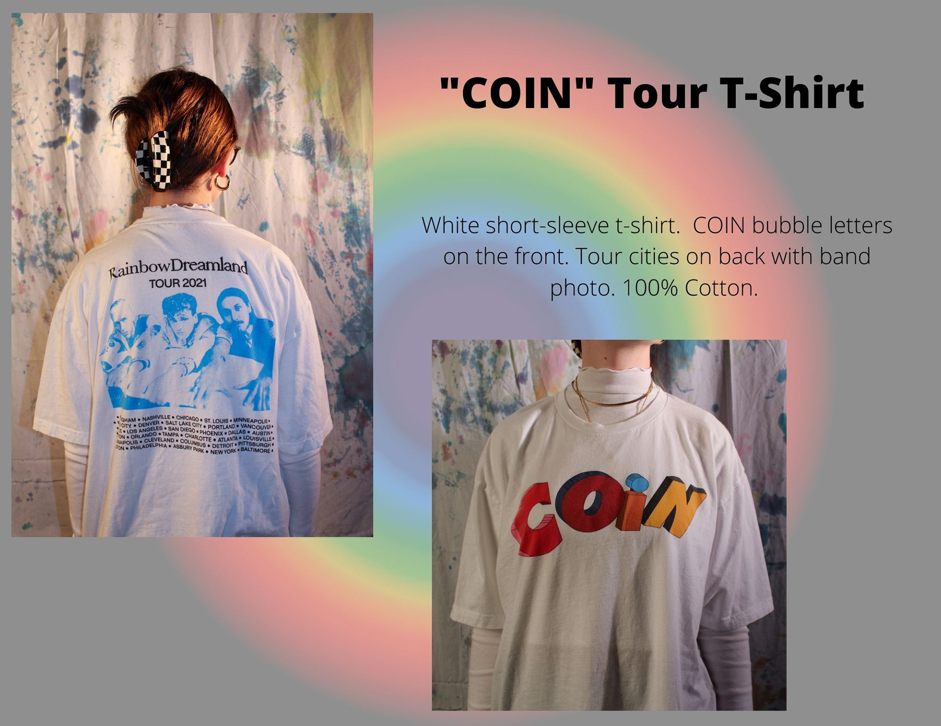 COIN Tour Merchandise Catalog