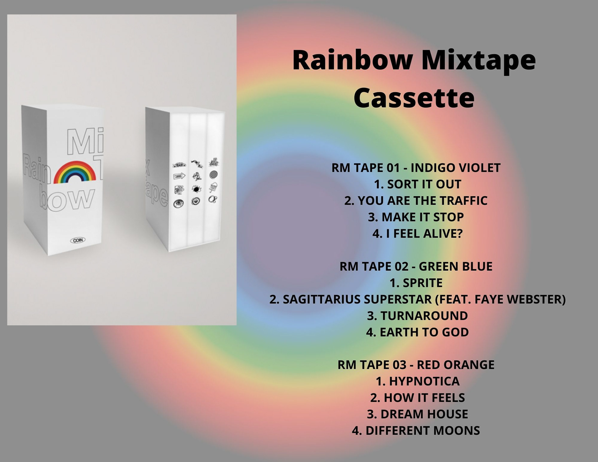 COIN Tour Merchandise Catalog