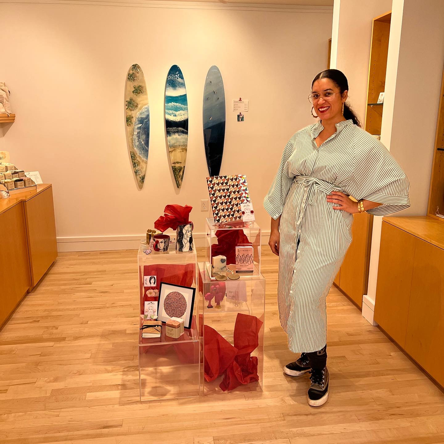 My Art and notebooks at the Coral Springs Museum