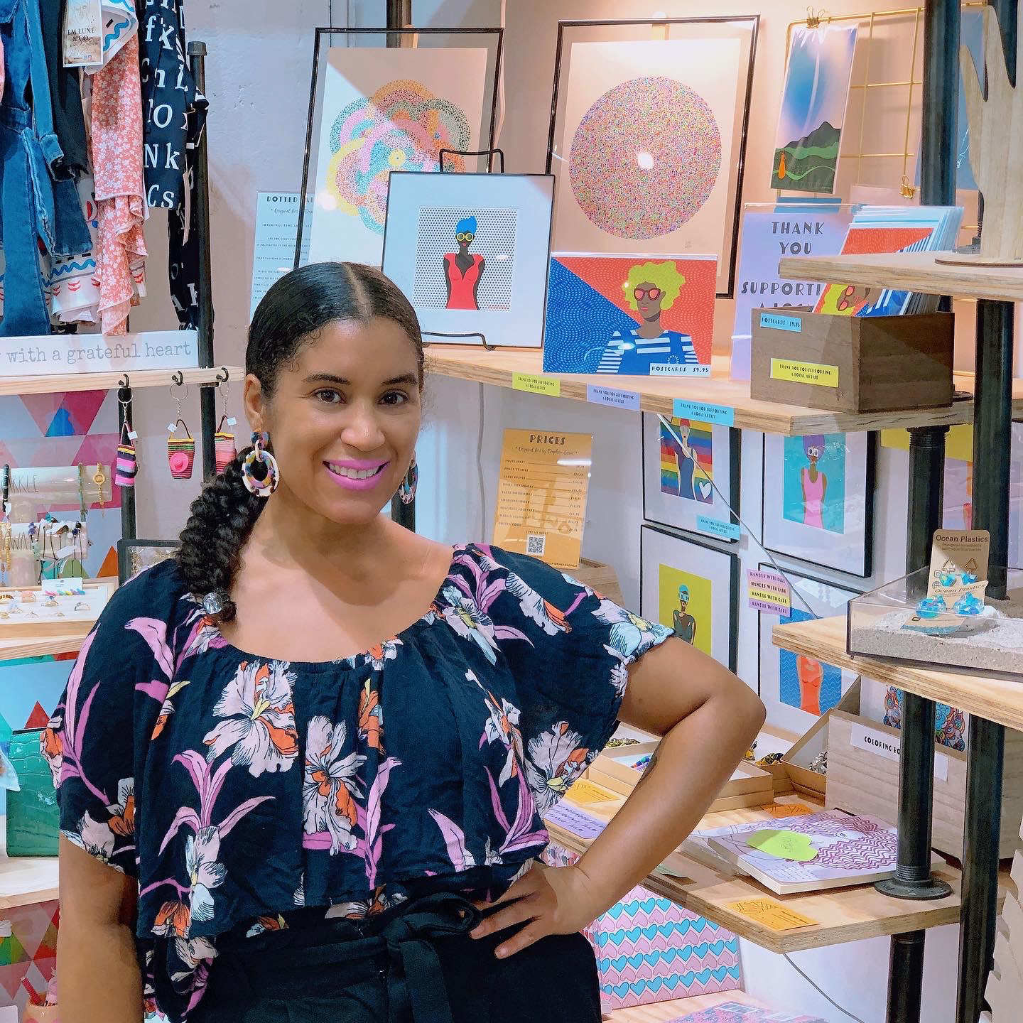 My Art and notebooks in a local Fort Lauderdale Store
