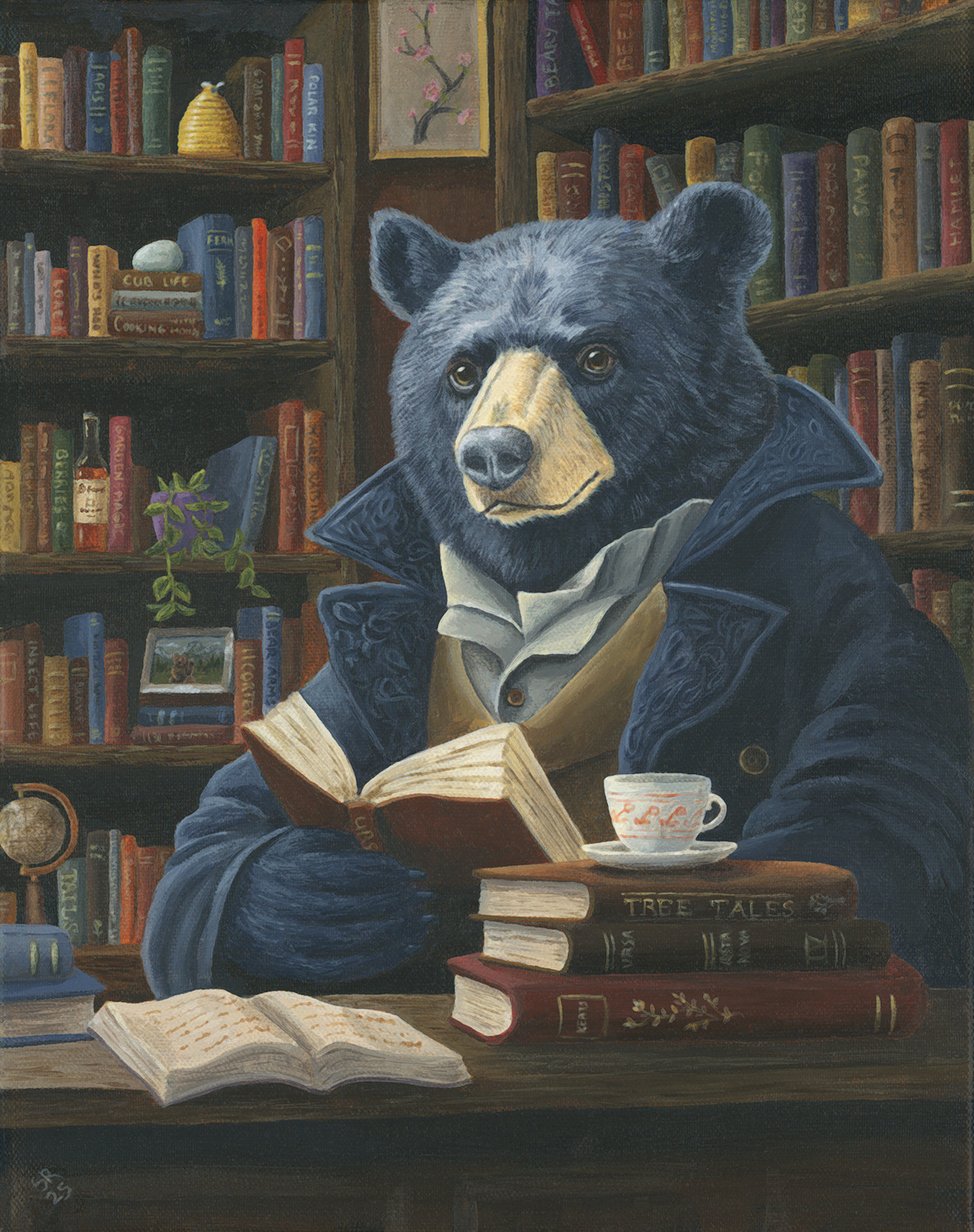 Help You Find Anything?, 11 x 14", acrylics on canvas