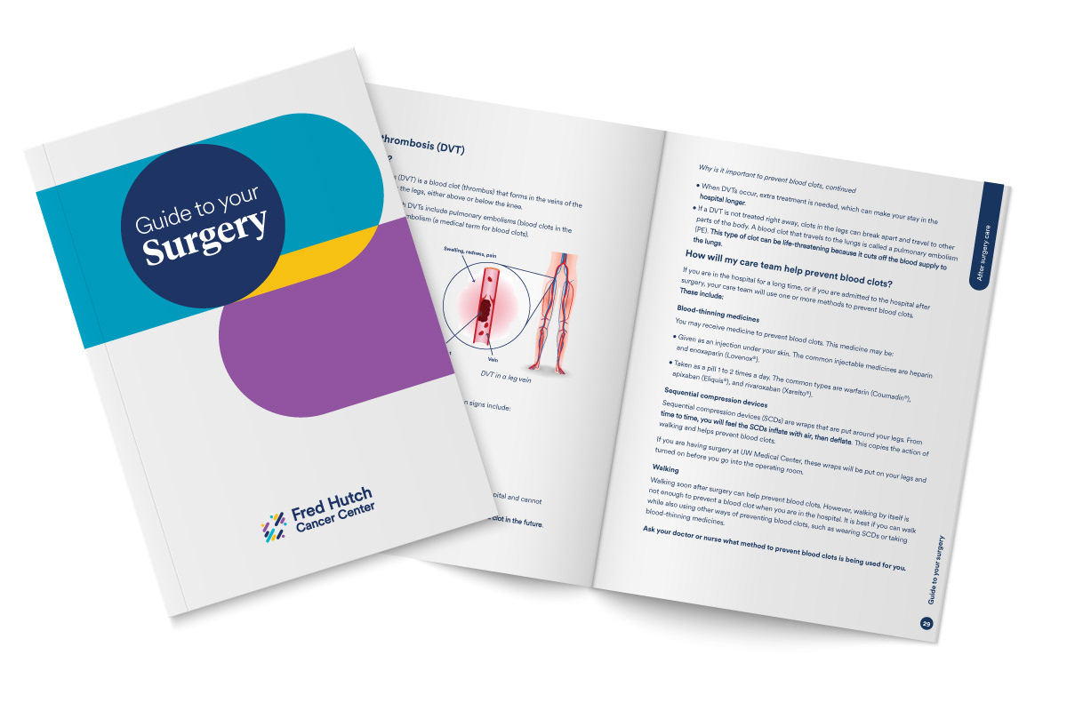 "Guide to Your Surgery," Fred Hutch Patient Education